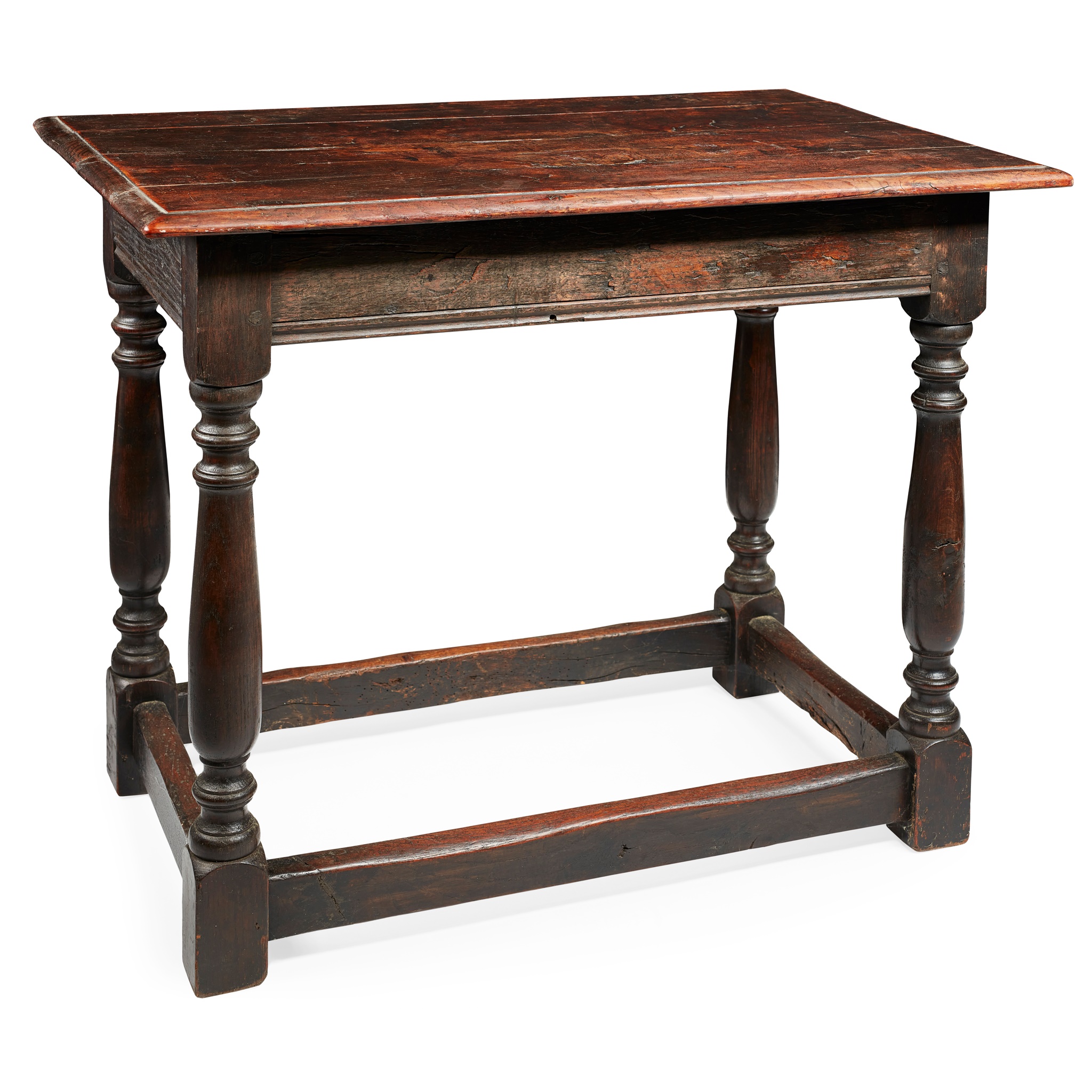 GEORGE II OAK SIDE TABLE