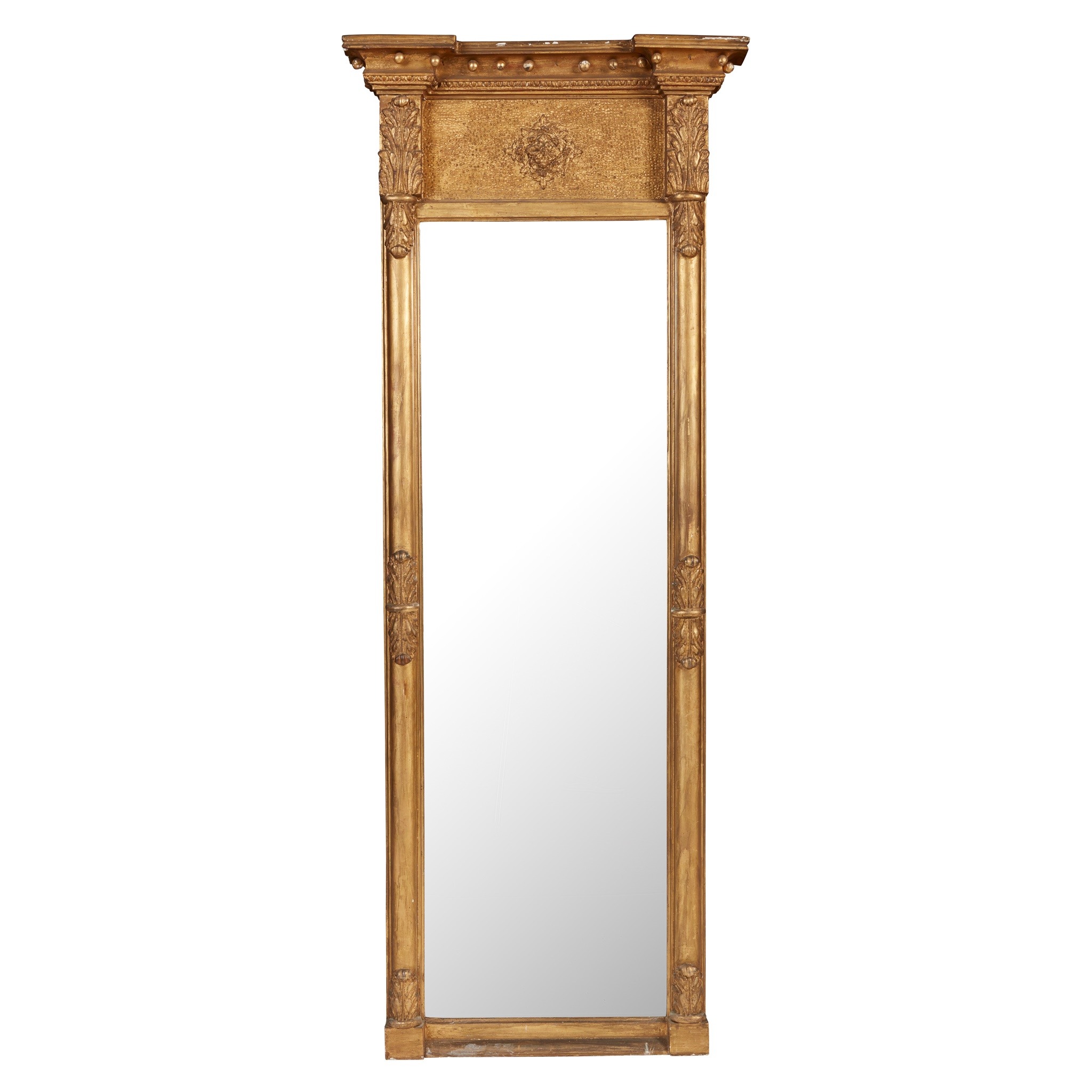 REGENCY TALL GILTWOOD PIER MIRROR