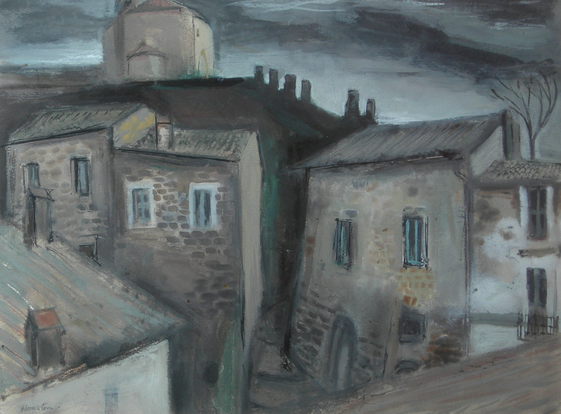 JOHN HOUSTON R.S.A., R.S.W., S.S.A (SCOTTISH 1930-2008)