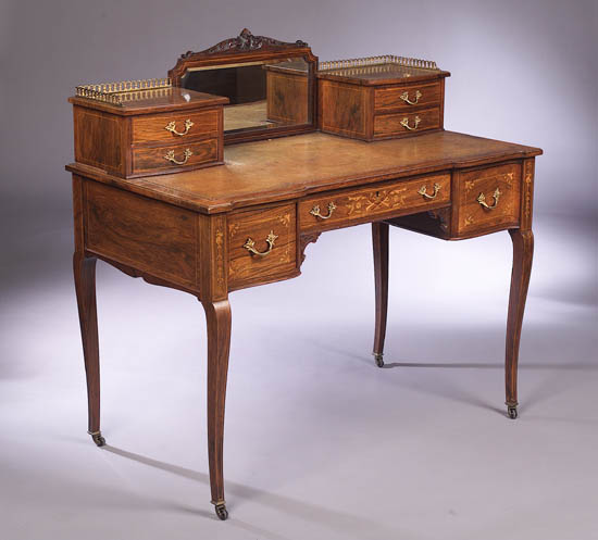 An Edwardian rosewood lady's writing desk