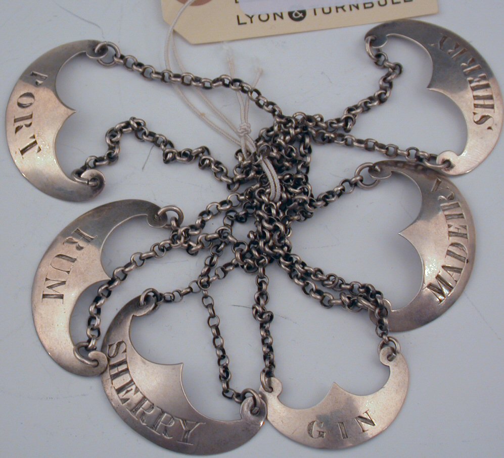 A composite set of Scottish wine labels