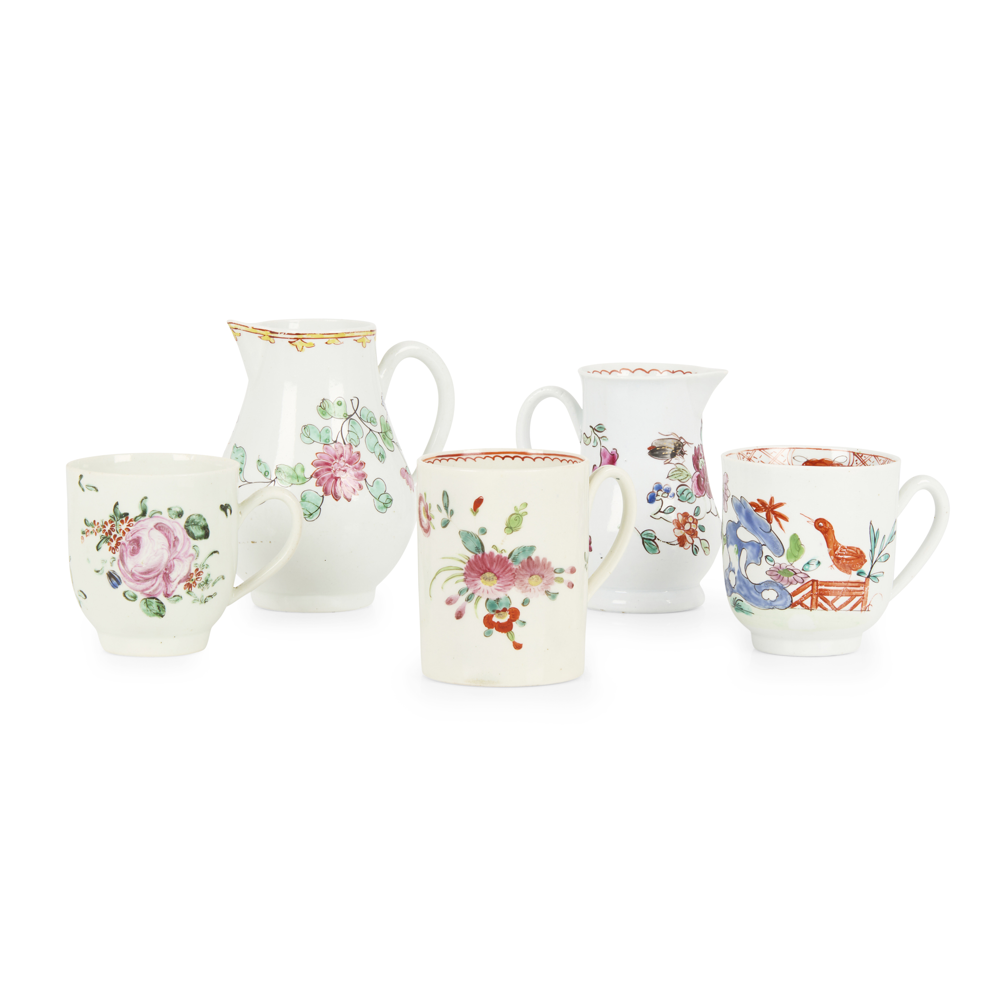 COLLECTION OF CHAFFERS LIVERPOOL PORCELAIN