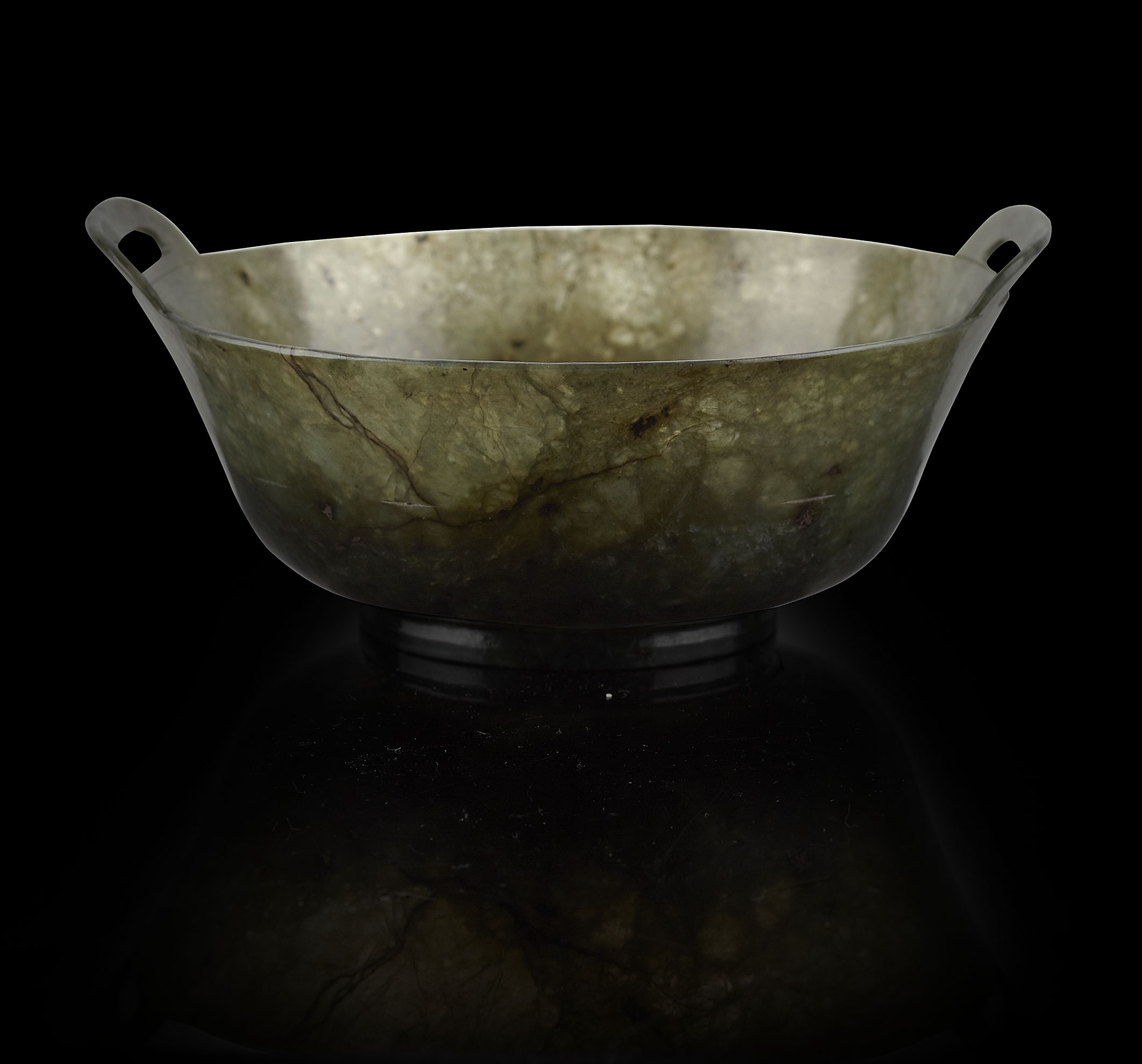 CHINESE SPINACH JADE BOWL