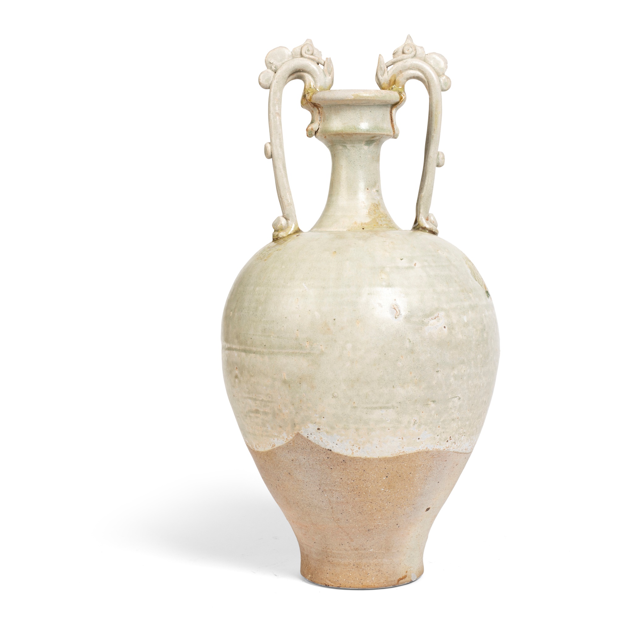 LARGE STRAW-GLAZED AMPHORA