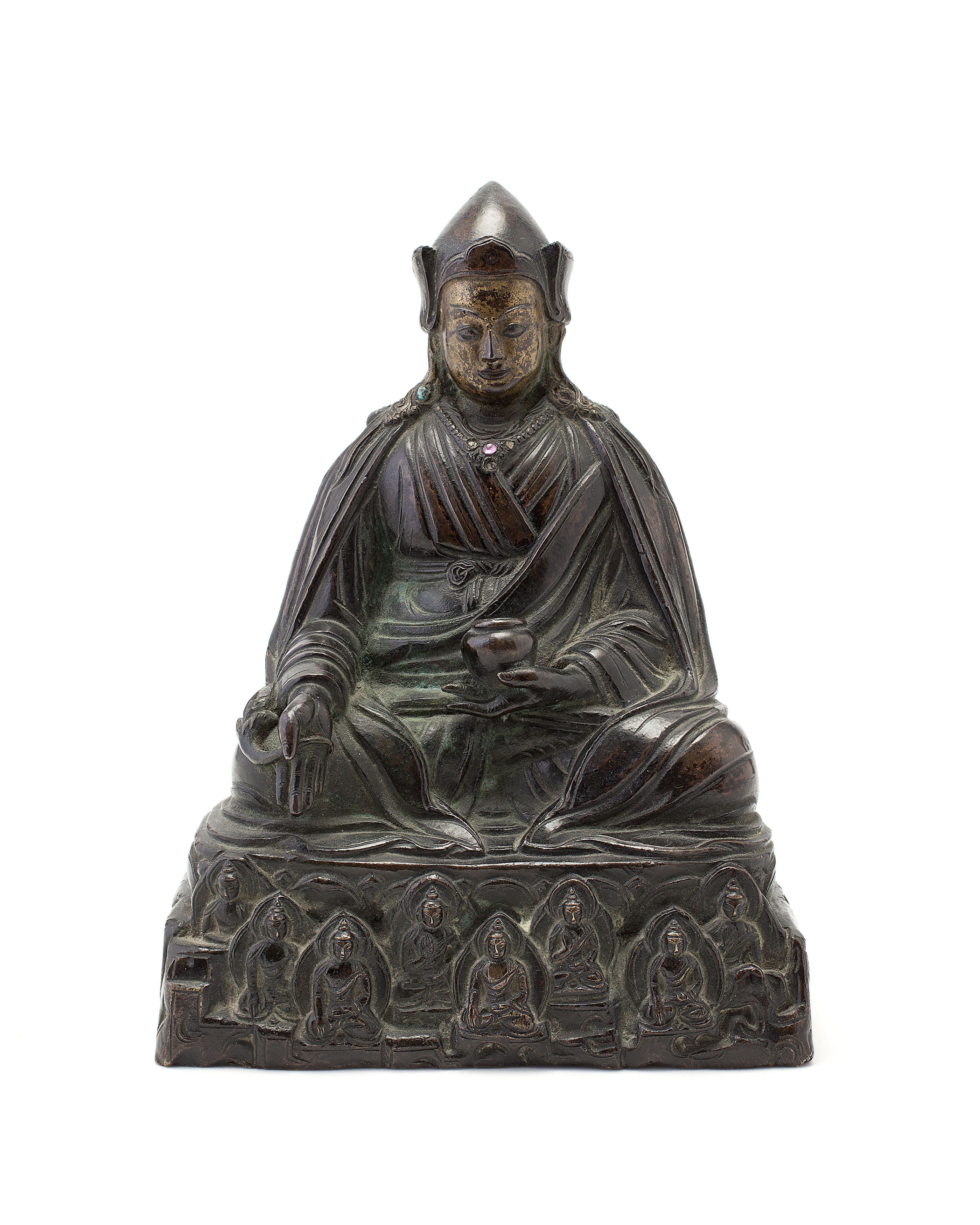 SINO-TIBETAN BRONZE BUDDHA