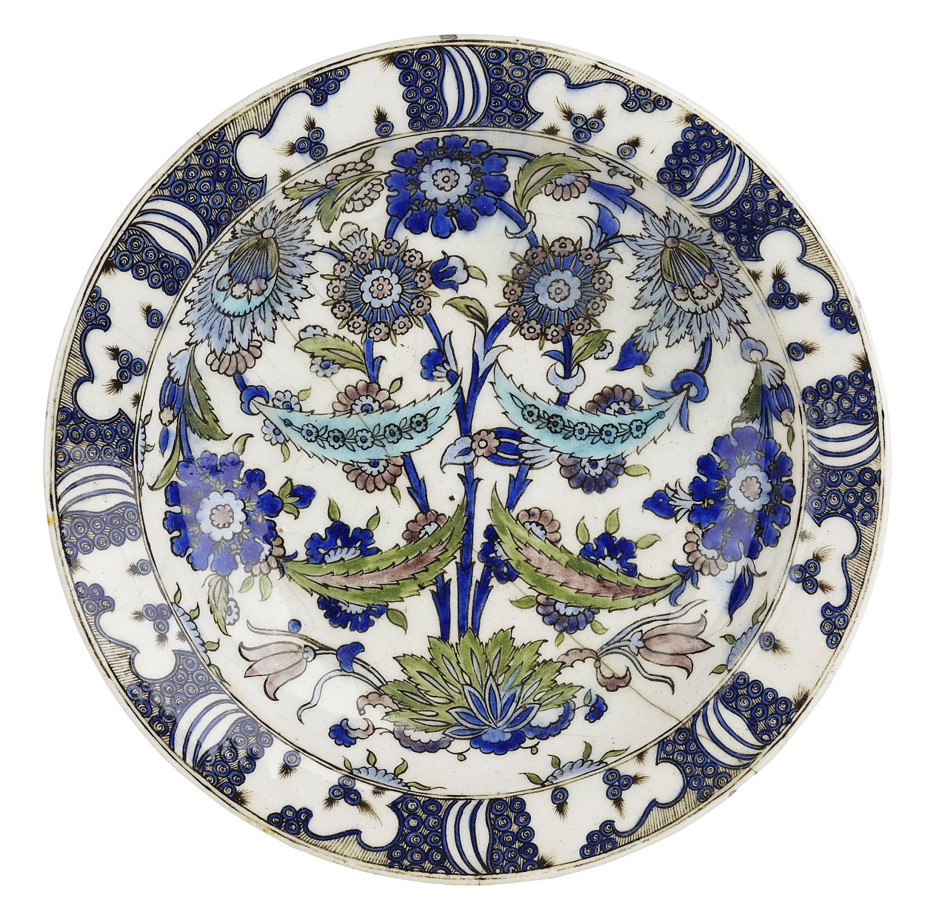 IZNIK POTTERY DISH