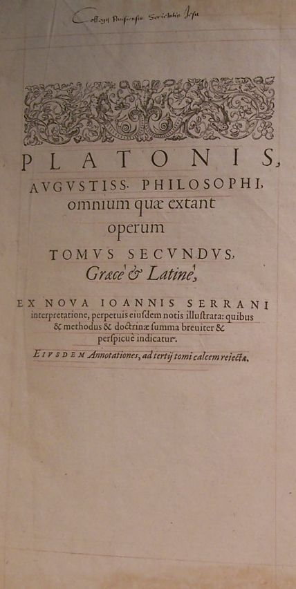 Plato, Greek text