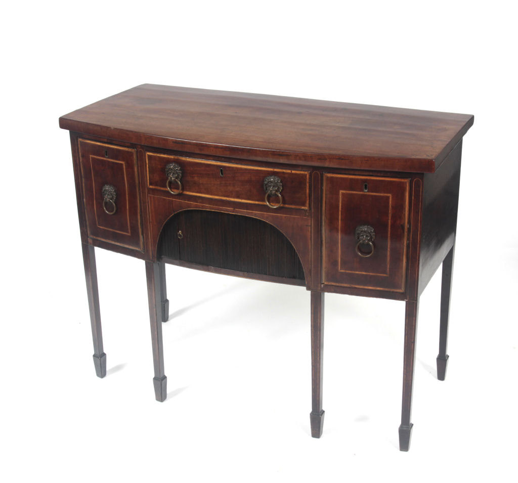 A mid 19th century mahogany sideboard
