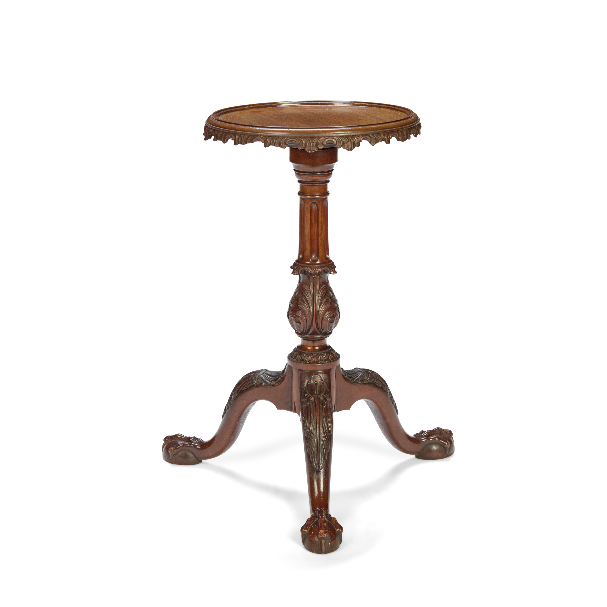 GEORGE II STYLE MAHOGANY WINE TABLE, TOZER, LONDON