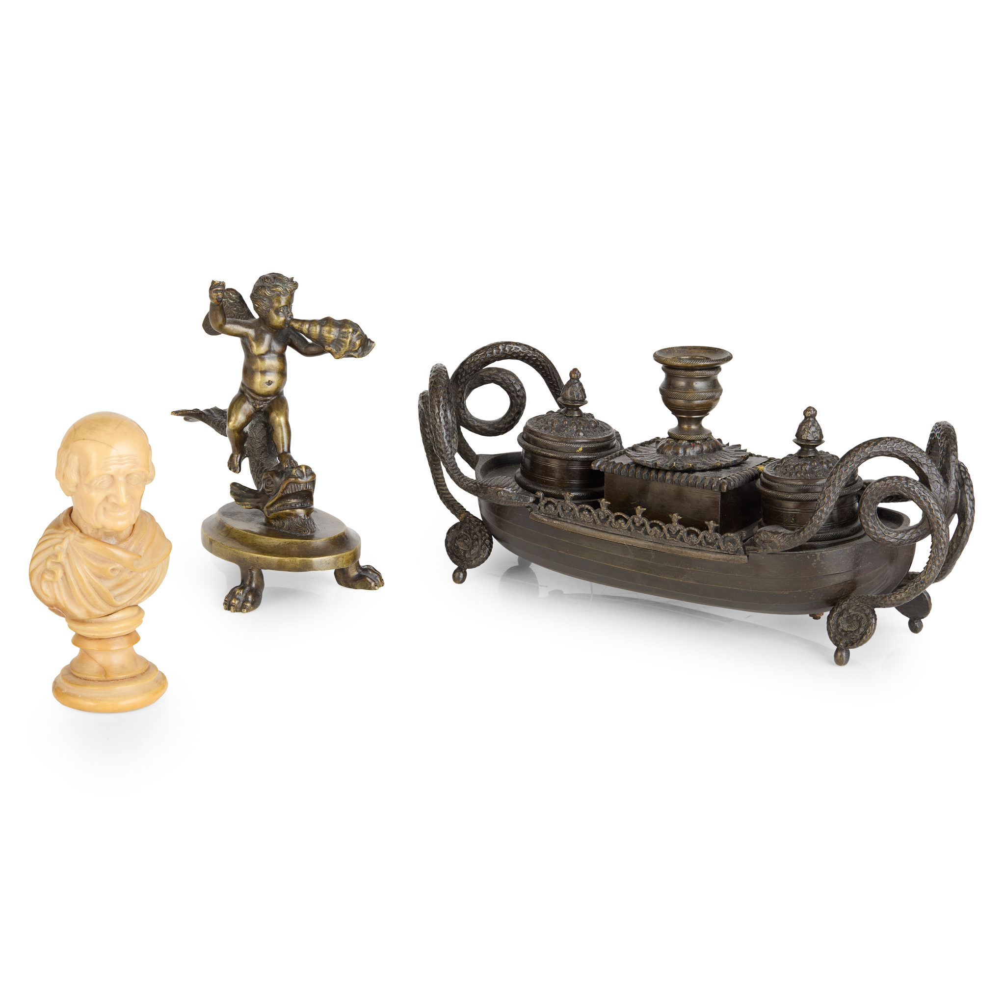 THREE GENTLEMAN'S DESK ARTICLES