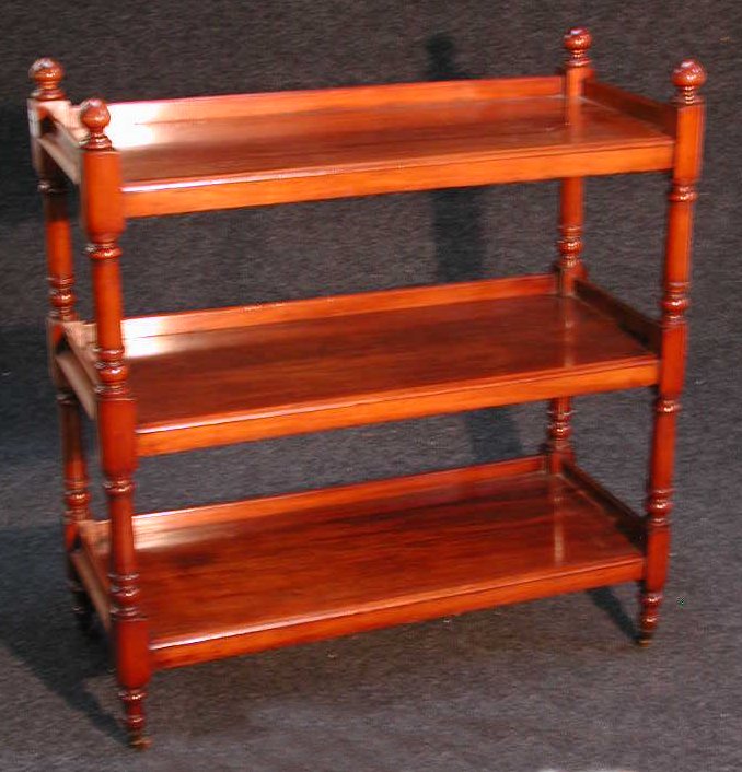 A mahogany what-not,