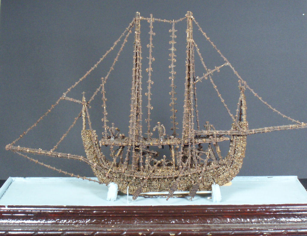 A clove model of a ship, Moluccas, Indonesia