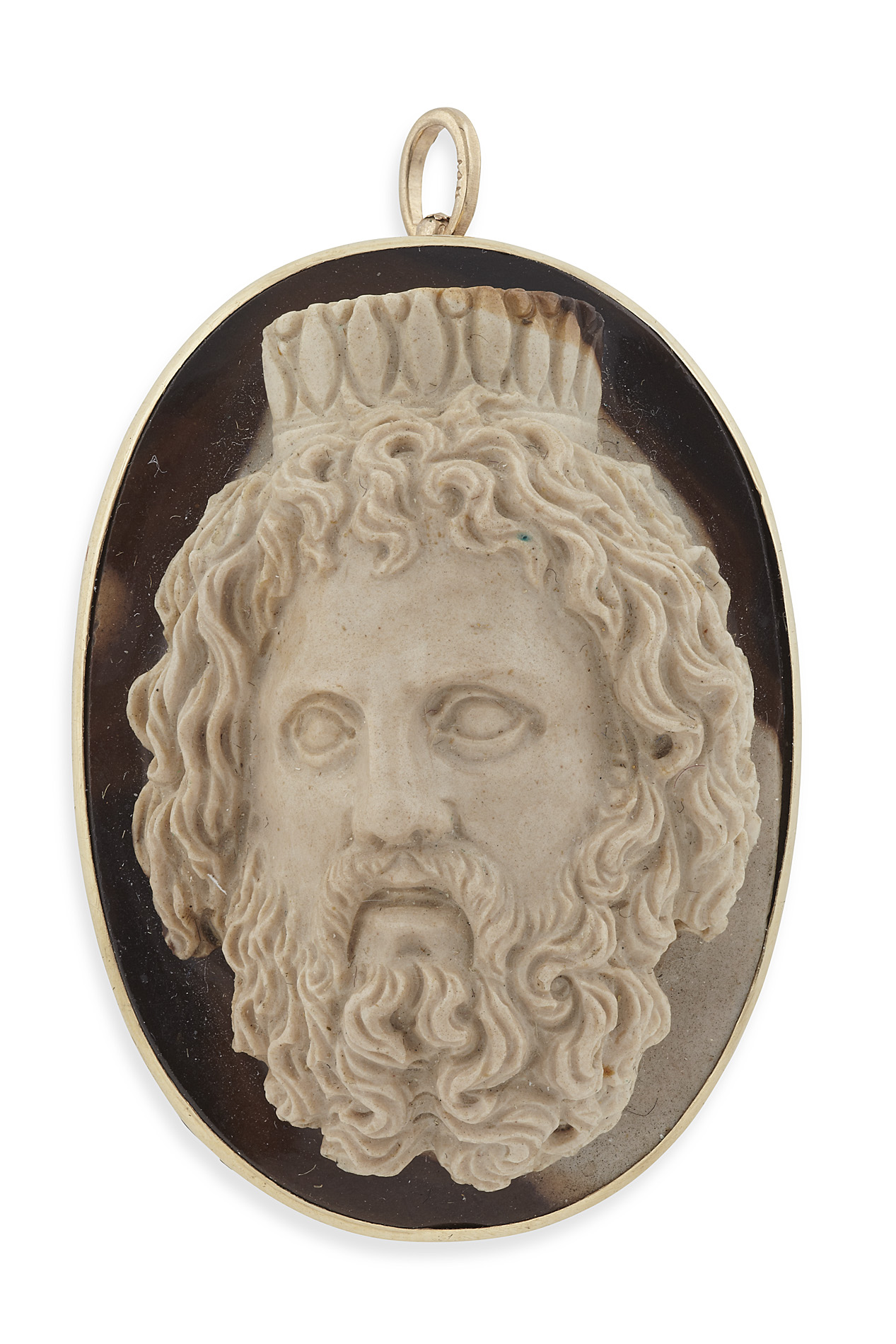An early 19th century carved hardstone cameo