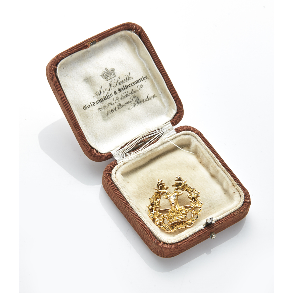 GORDON HIGHLANDERS INTEREST- An early 20th century clan brooch