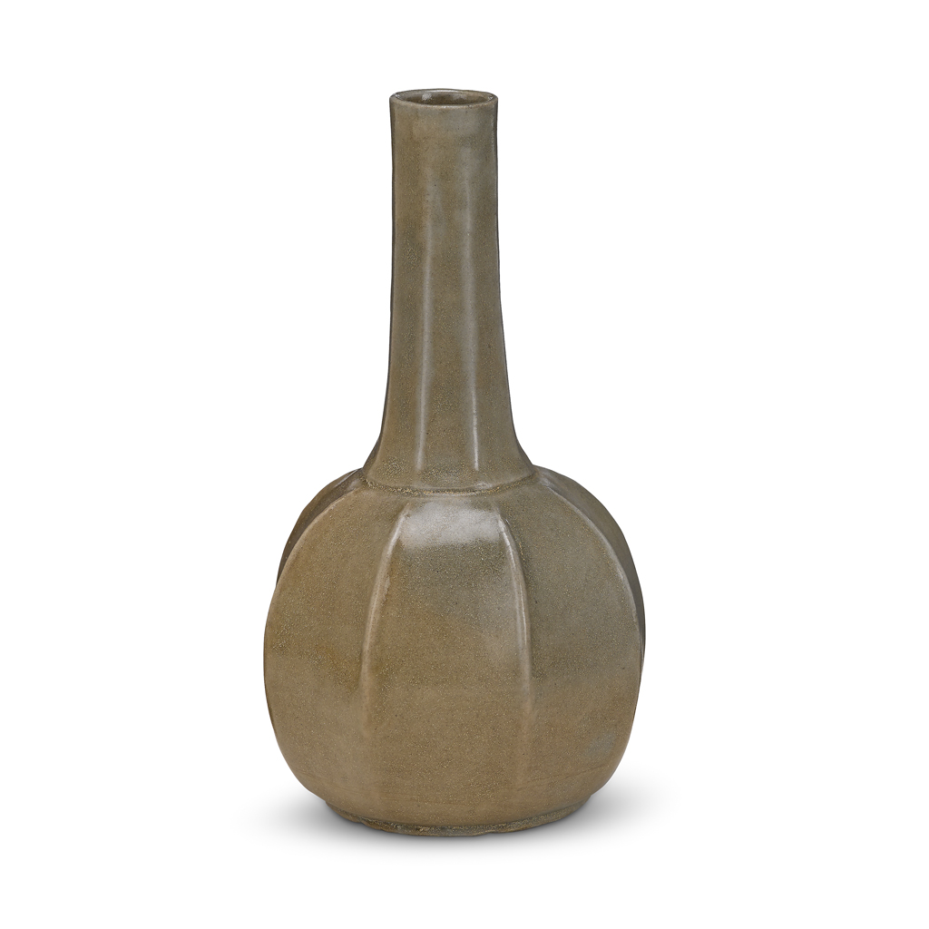 RARE YUE-WARE OCTAGONAL VASE