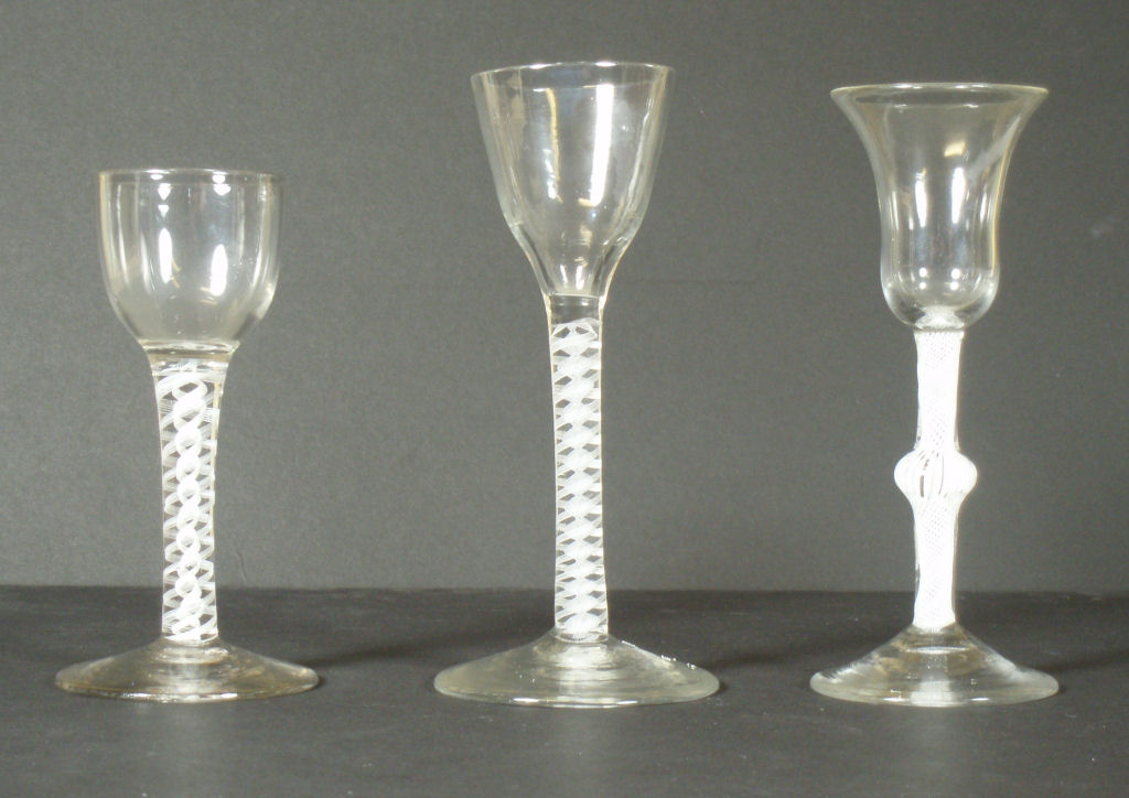Three 18th century glasses