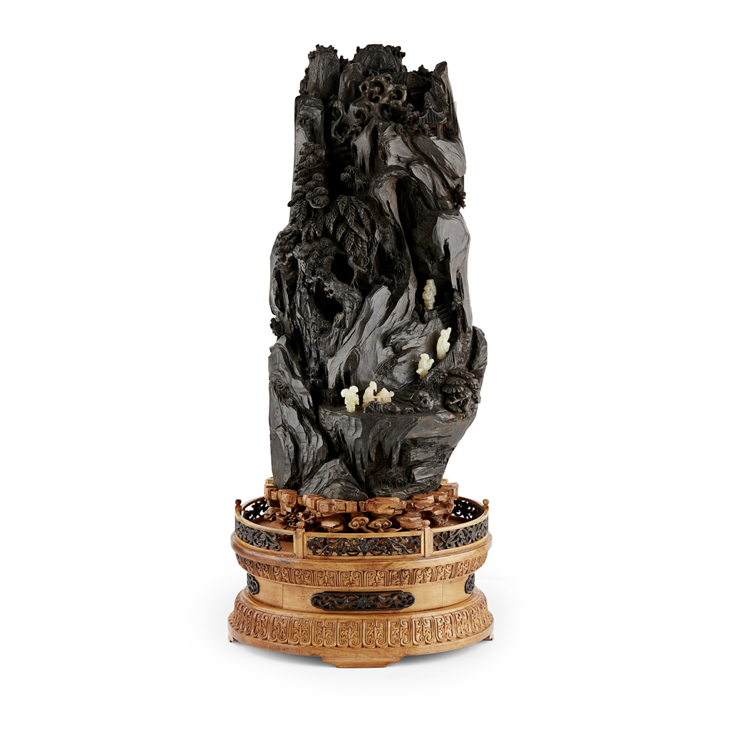 MASSIVE WOOD AND JADE MOUNTAIN