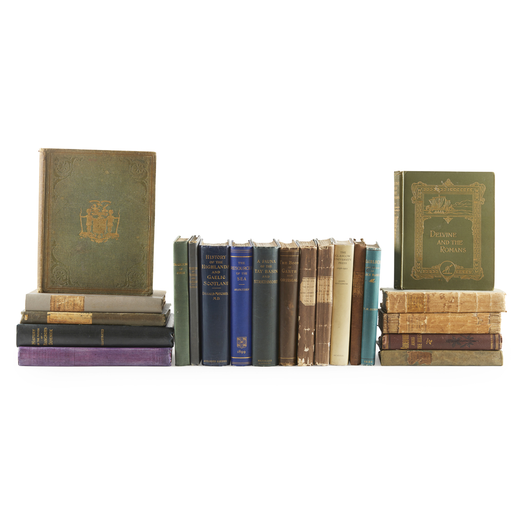 SCOTTISH TOPOGRAPHY, HISTORY & ARCHAEOLOGY, C. 100 VOLUMES INCLUDING