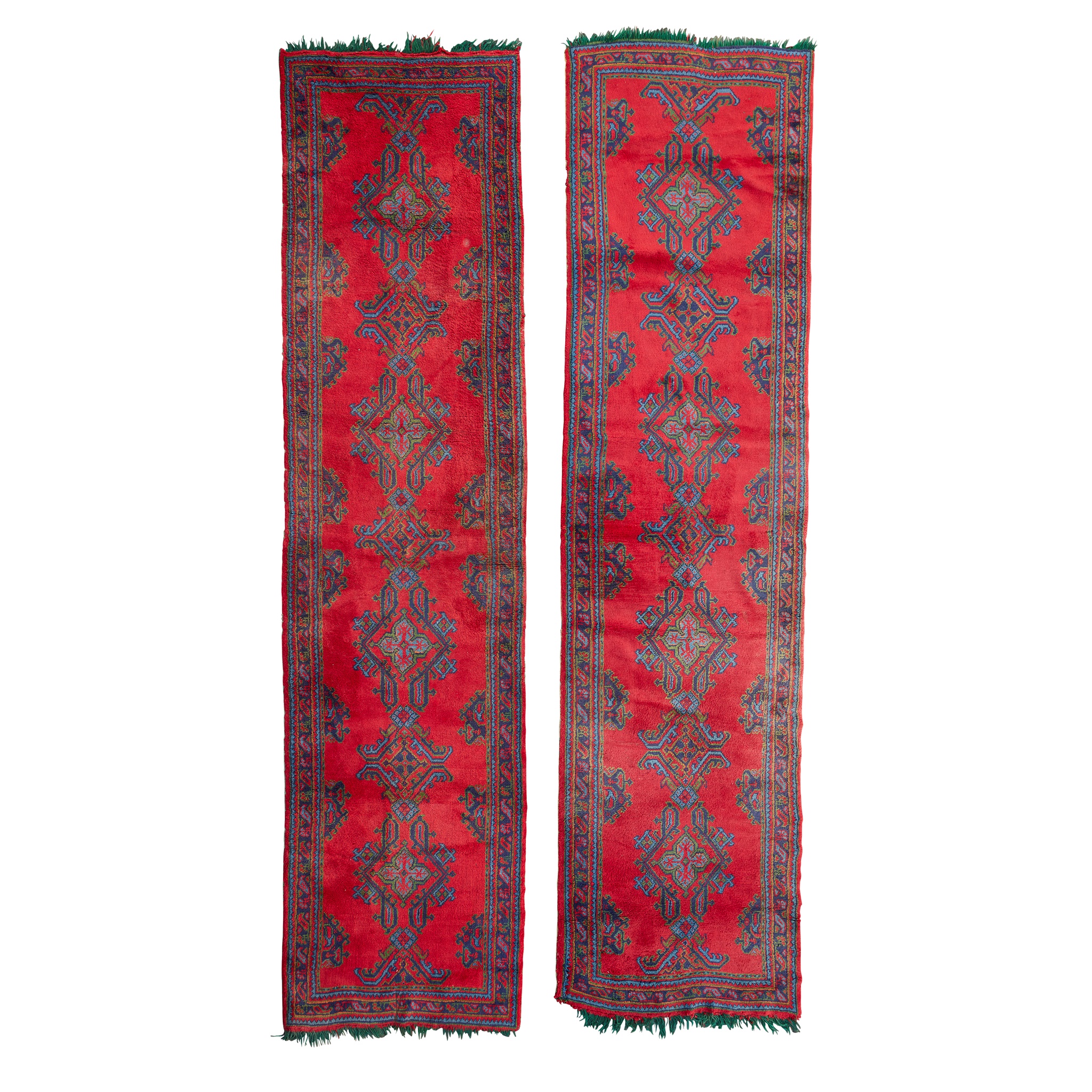 PAIR OF USHAK 'TURKEY' RUNNERS