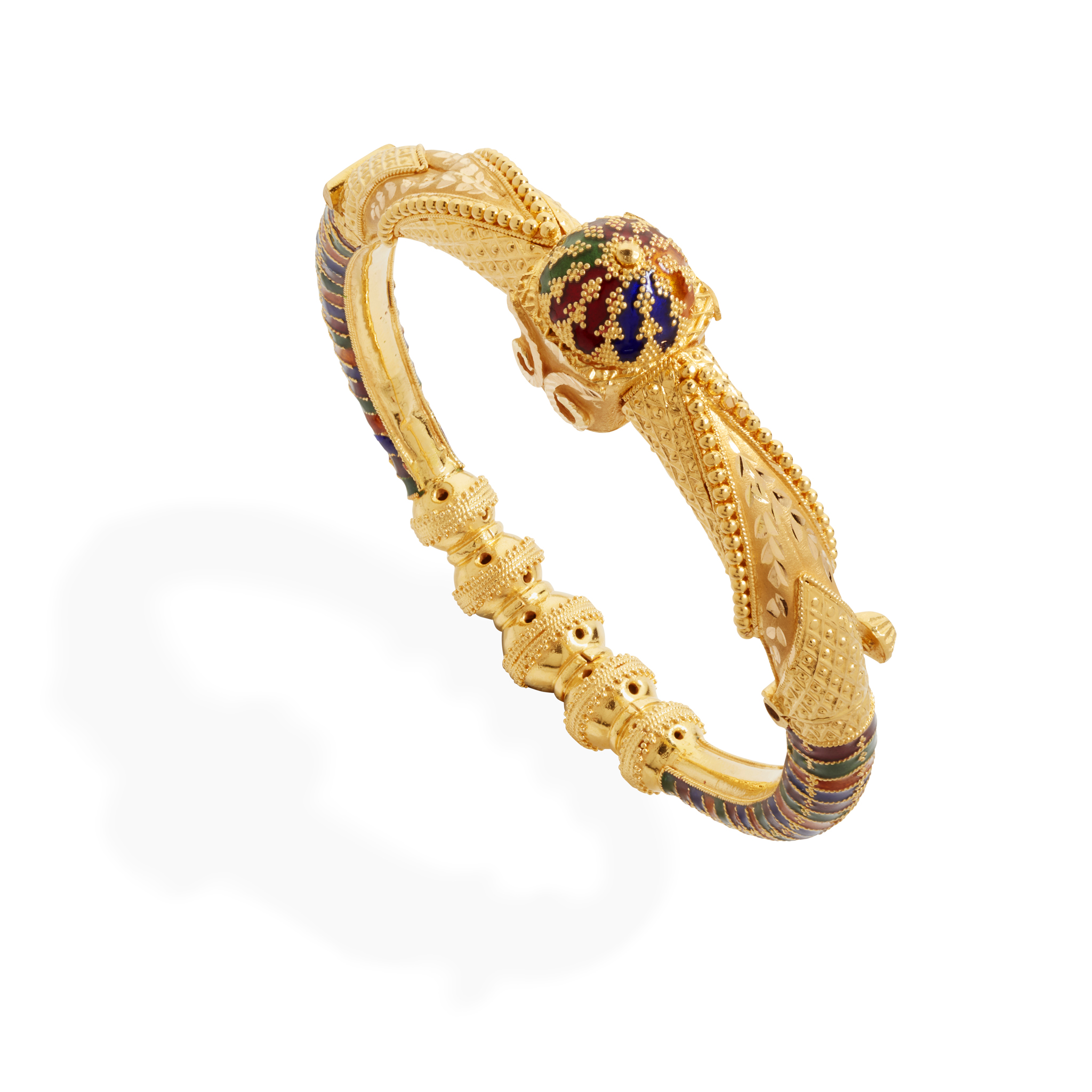 An enamelled bangle