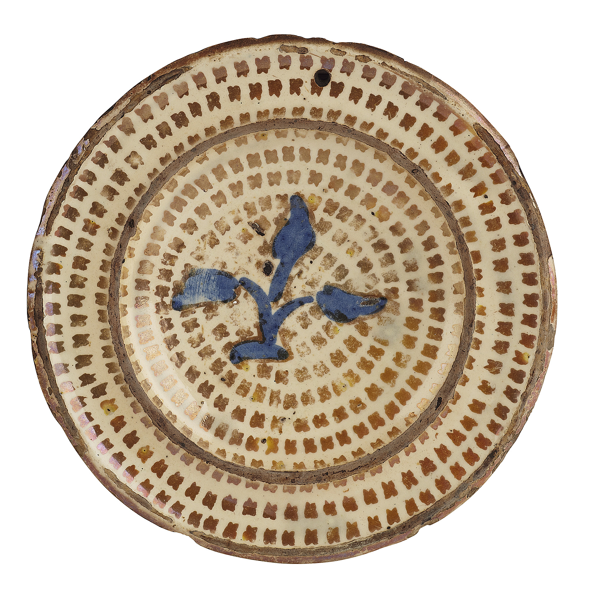 HISPANO-MORESQUE LUSTRE DISH