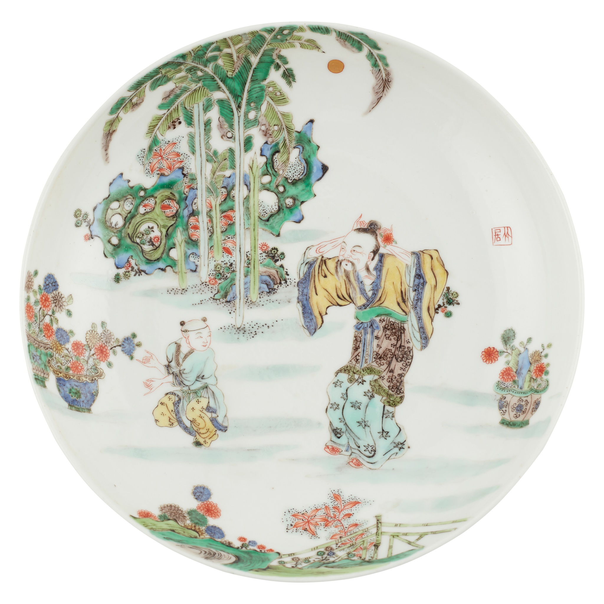 FAMILLE VERTE PLATE