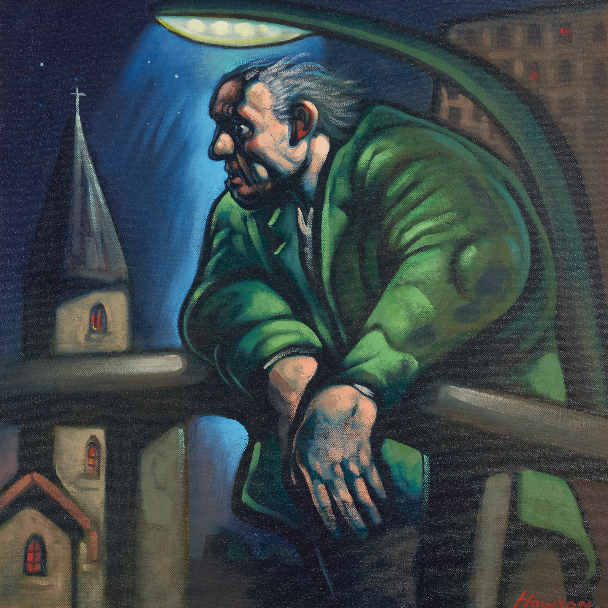 PETER HOWSON O.B.E. (SCOTTISH 1958-)