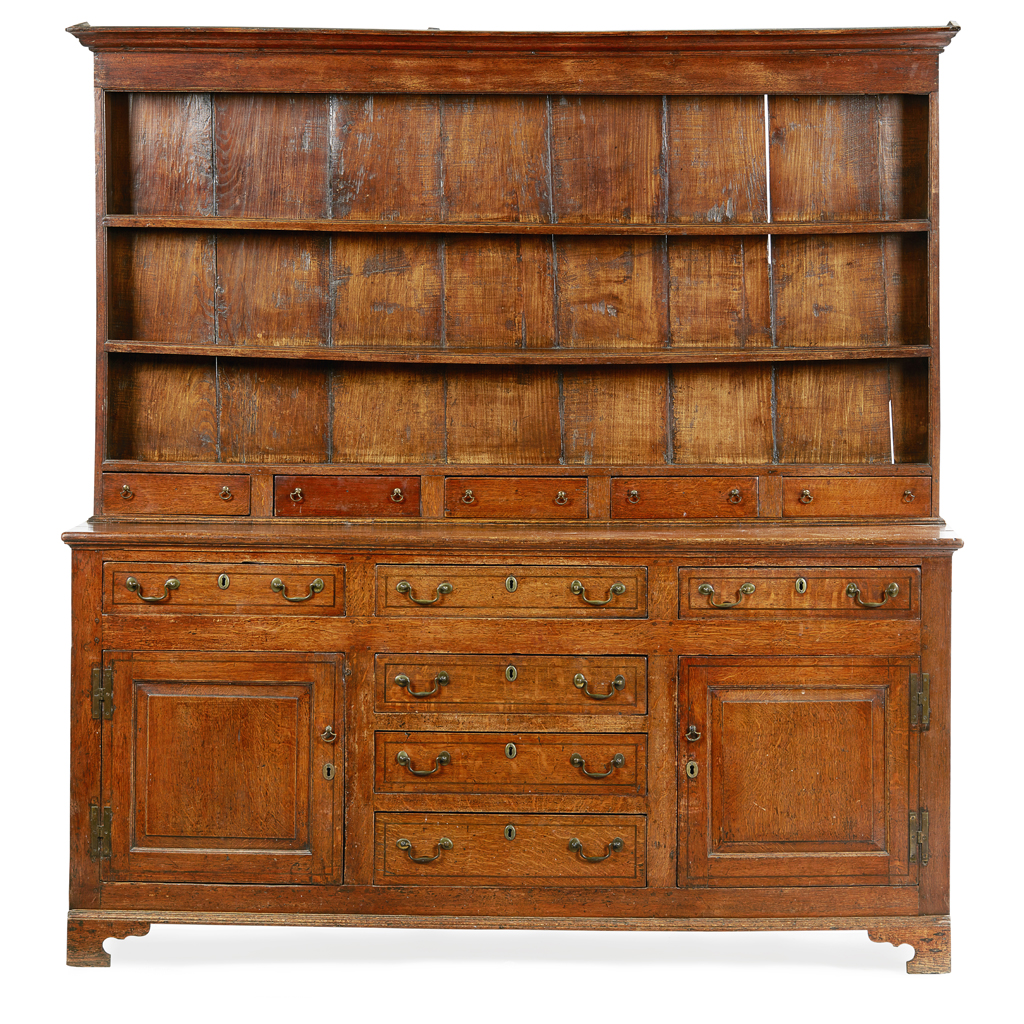 GEORGE III OAK DRESSER