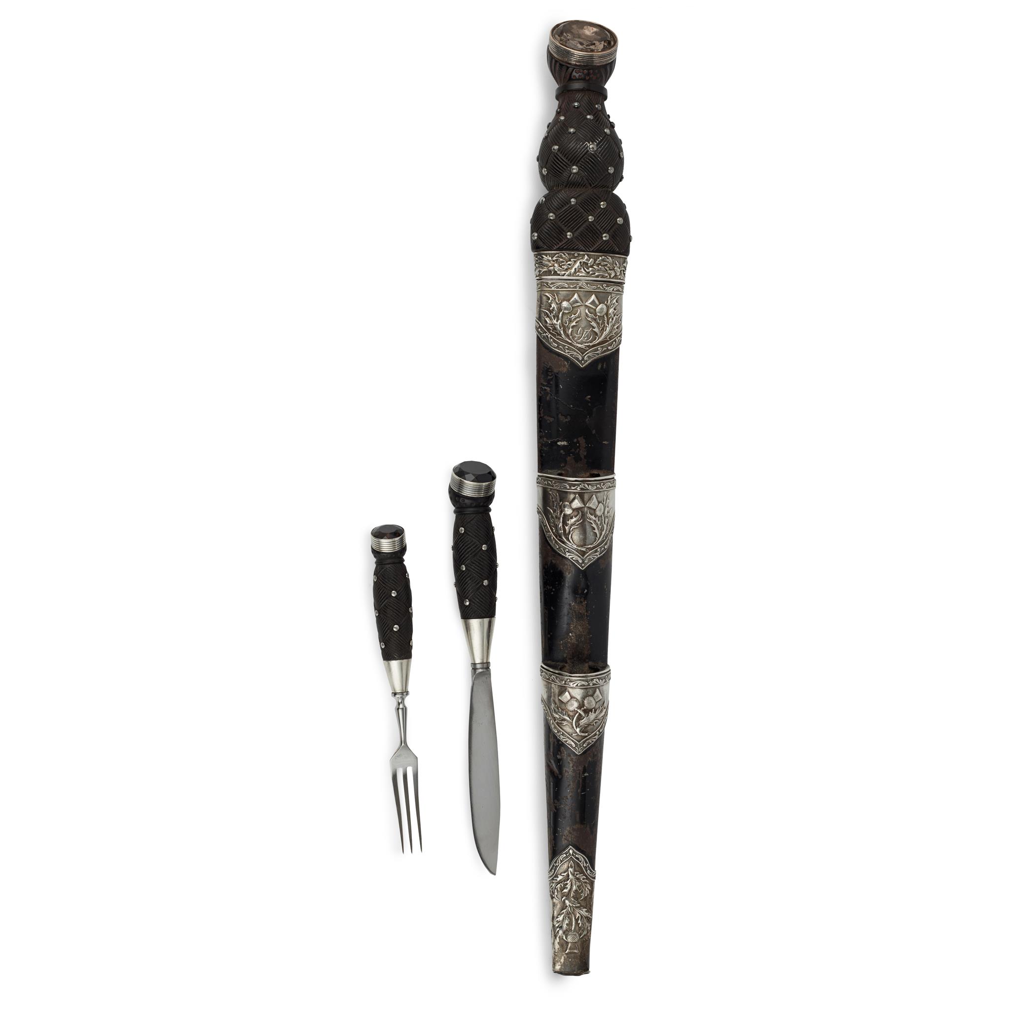 AN EARLY VICTORIAN 93RD (SUTHERLAND HIGHLANDERS) REGIMENT OF FOOT OFFICERS DIRK