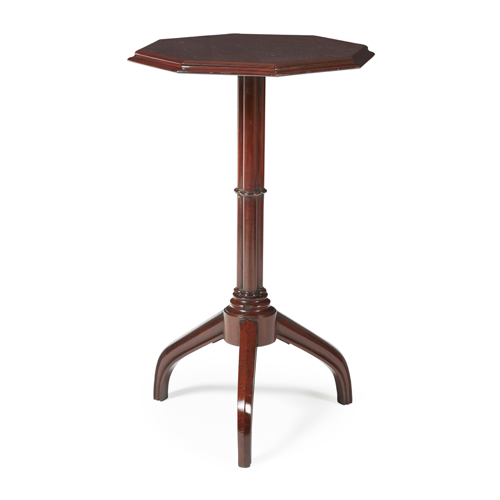 VICTORIAN GOTHIC REVIVAL MAHOGANY OCCASIONAL TABLE