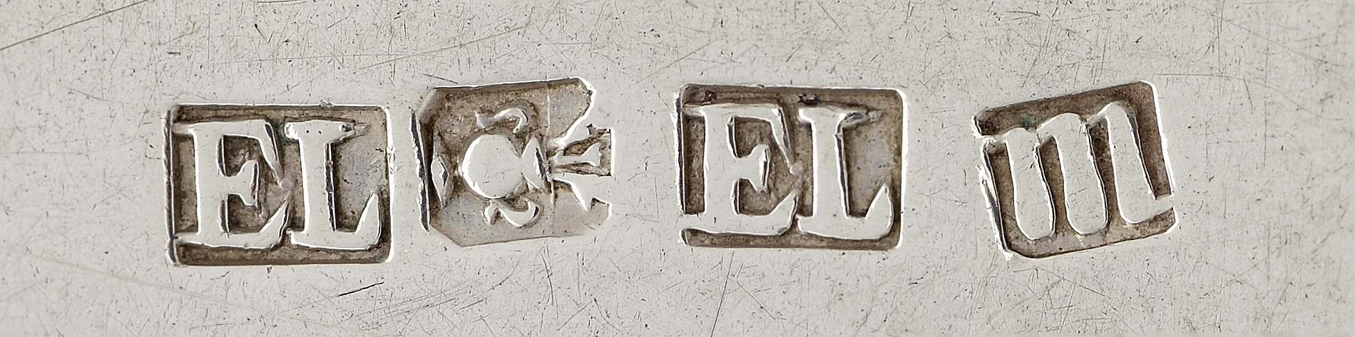 Dundee - a set of six Scottish provincial dessert spoons