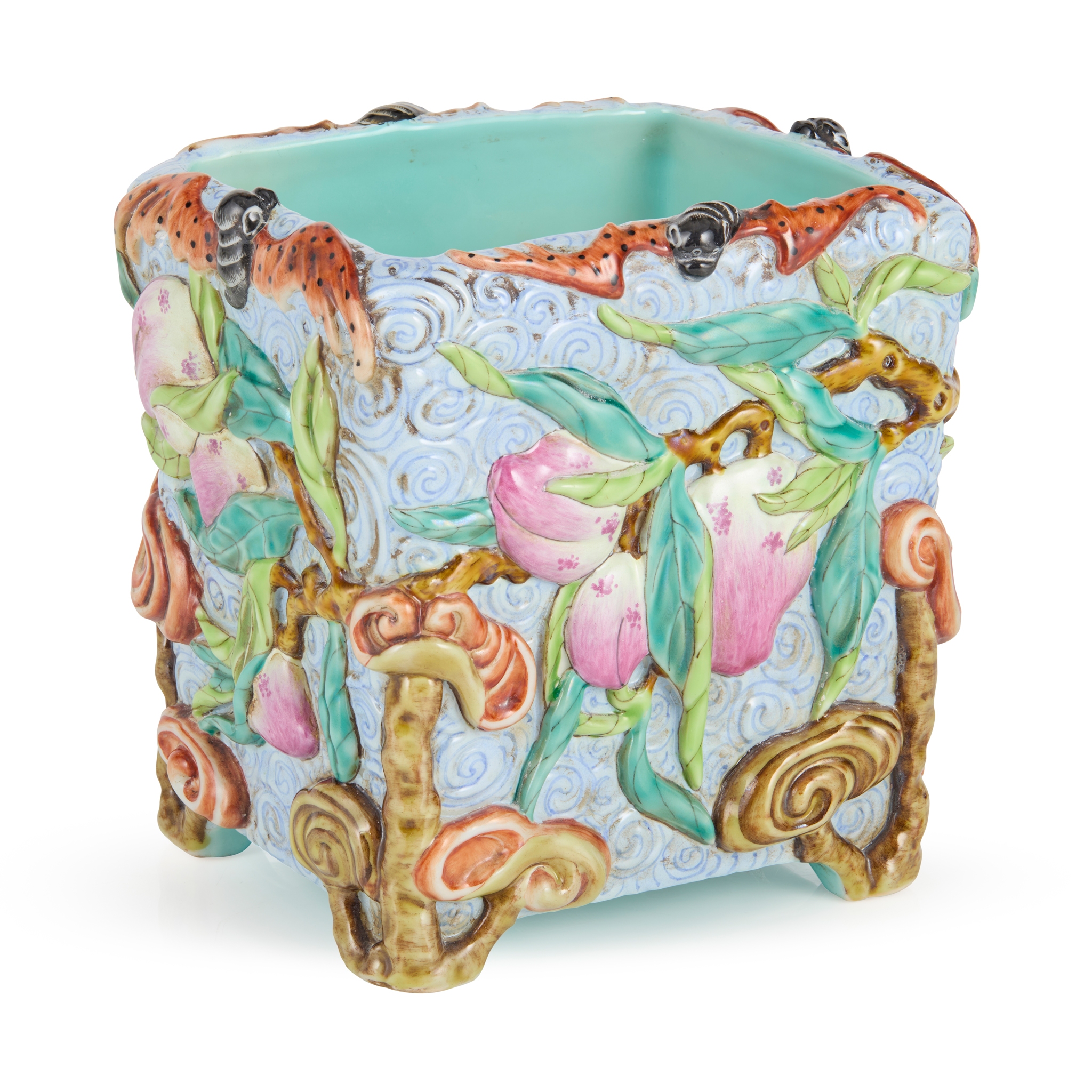 CHINESE FAMILLE ROSE ‘LONGEVITY’ JARDINIÈRE