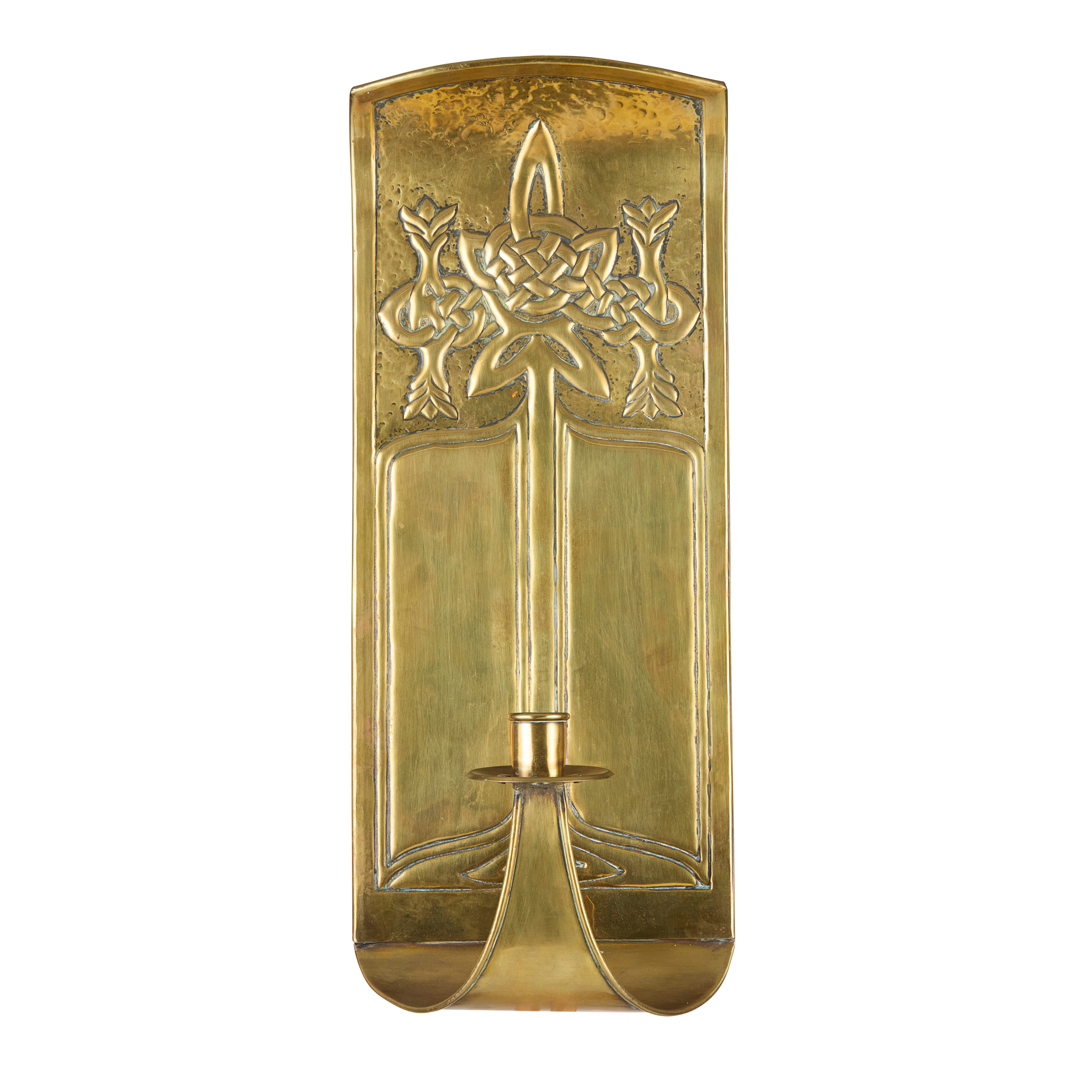IONA - A BRASS WALL SCONCE