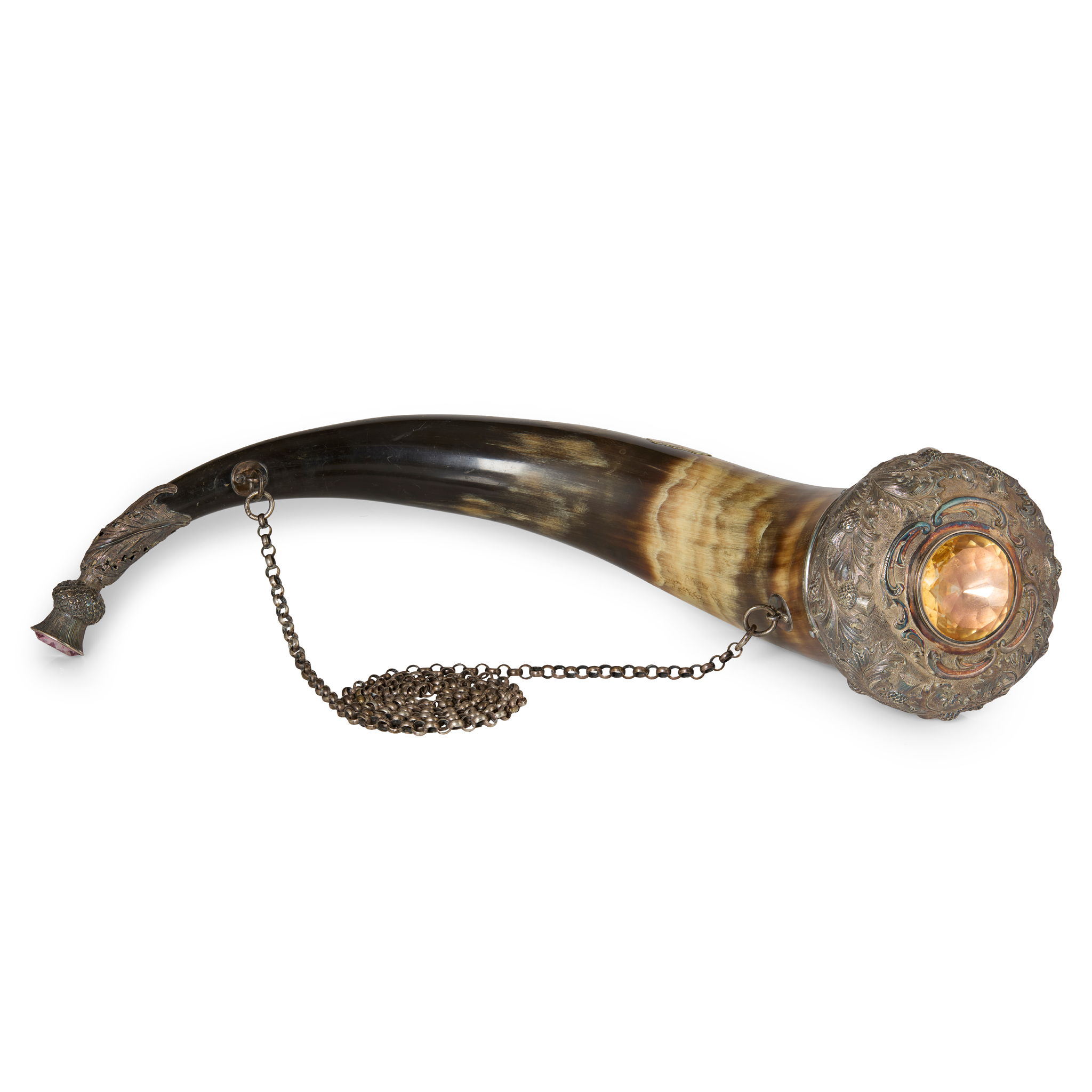 AN IMPRESSIVE POWDER HORN