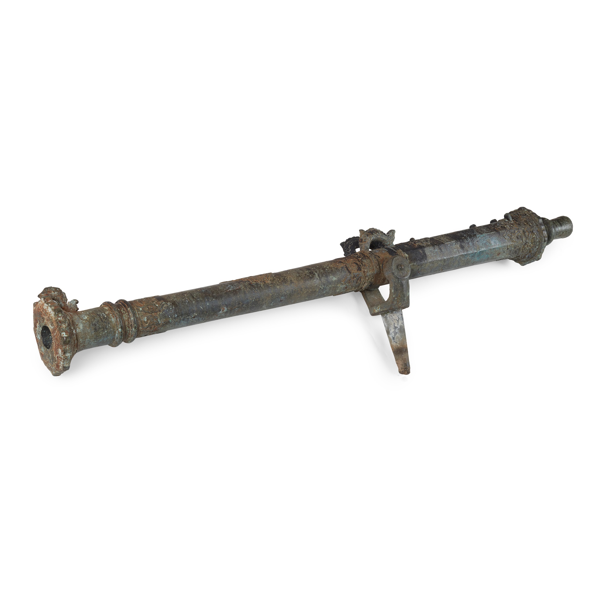 MALAYSIAN BRONZE LELA SWIVEL GUN CANNON