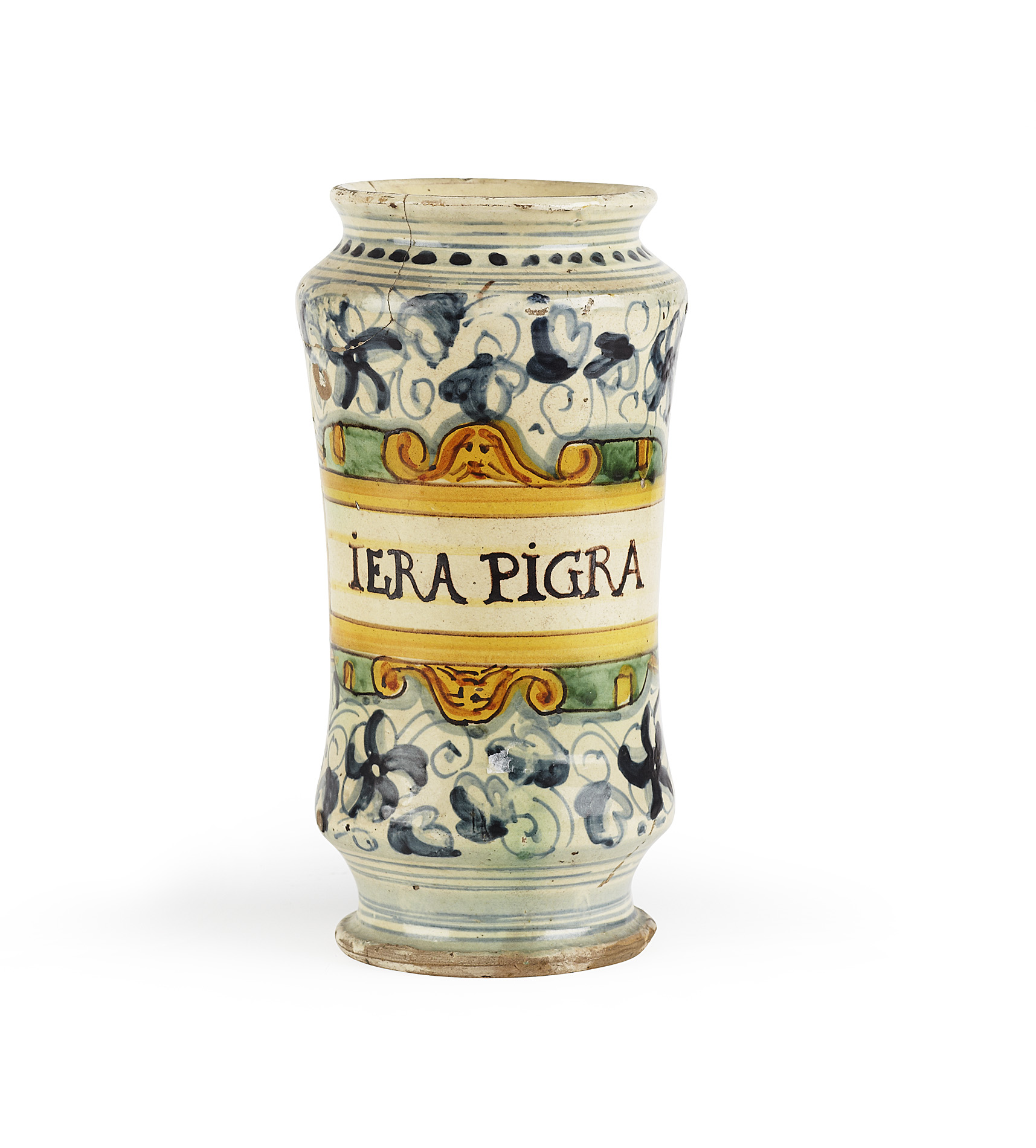 ITALIAN MAIOLICA ALBARELLO