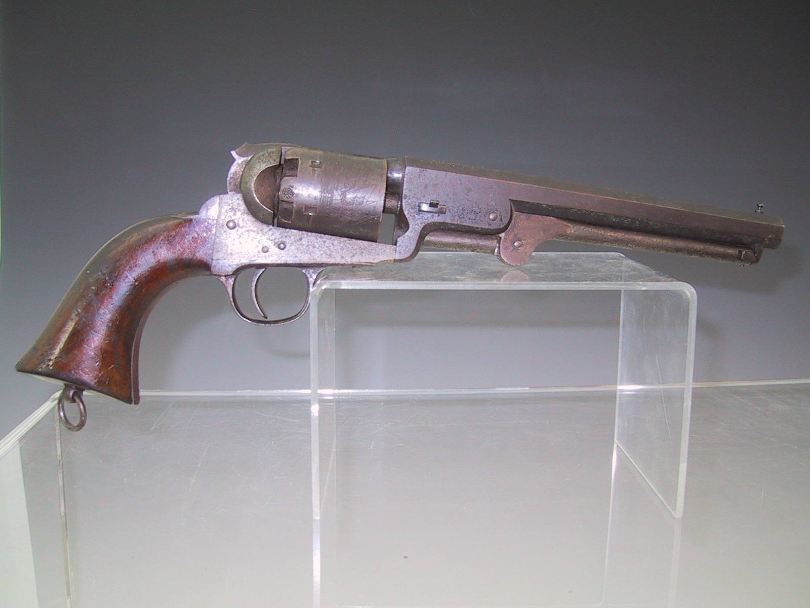 A 19th century Colt revolver,