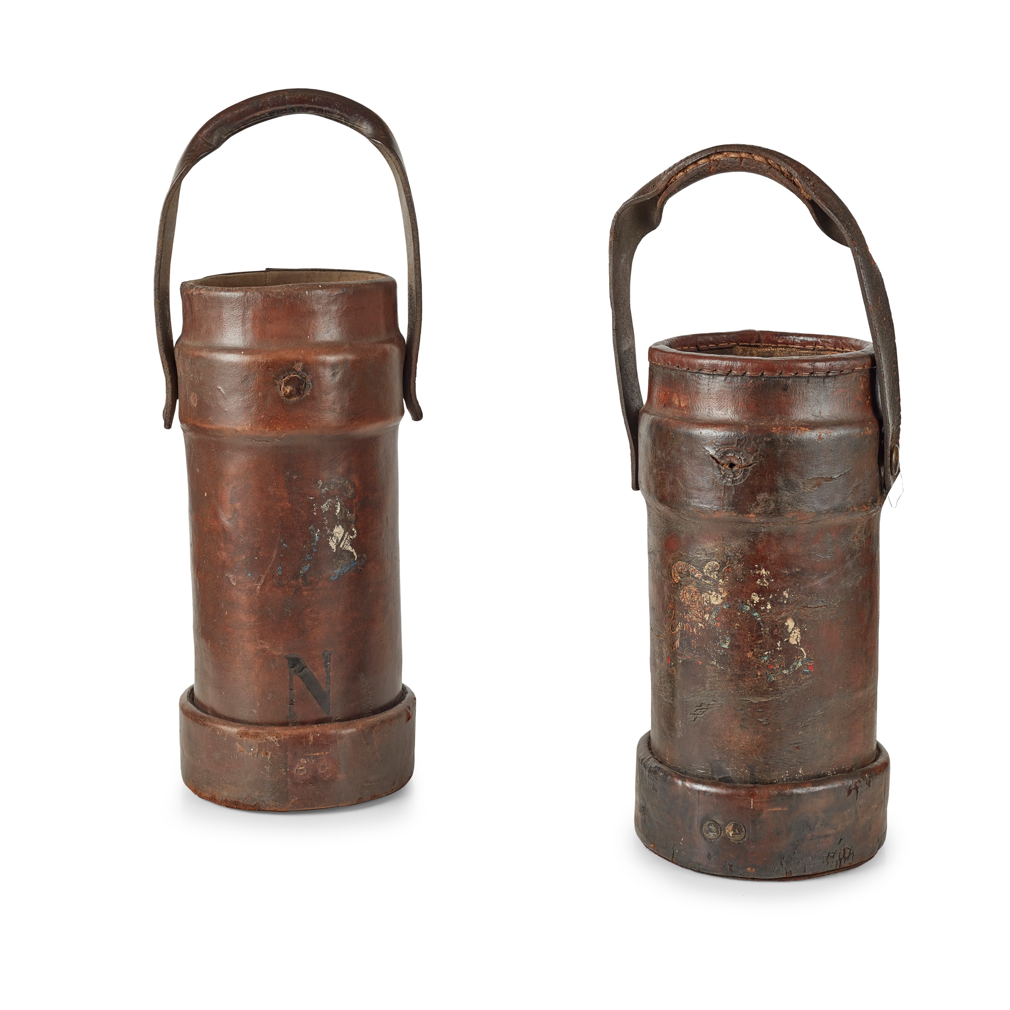 TWO LEATHER NO. 56 CORDITE CASES
