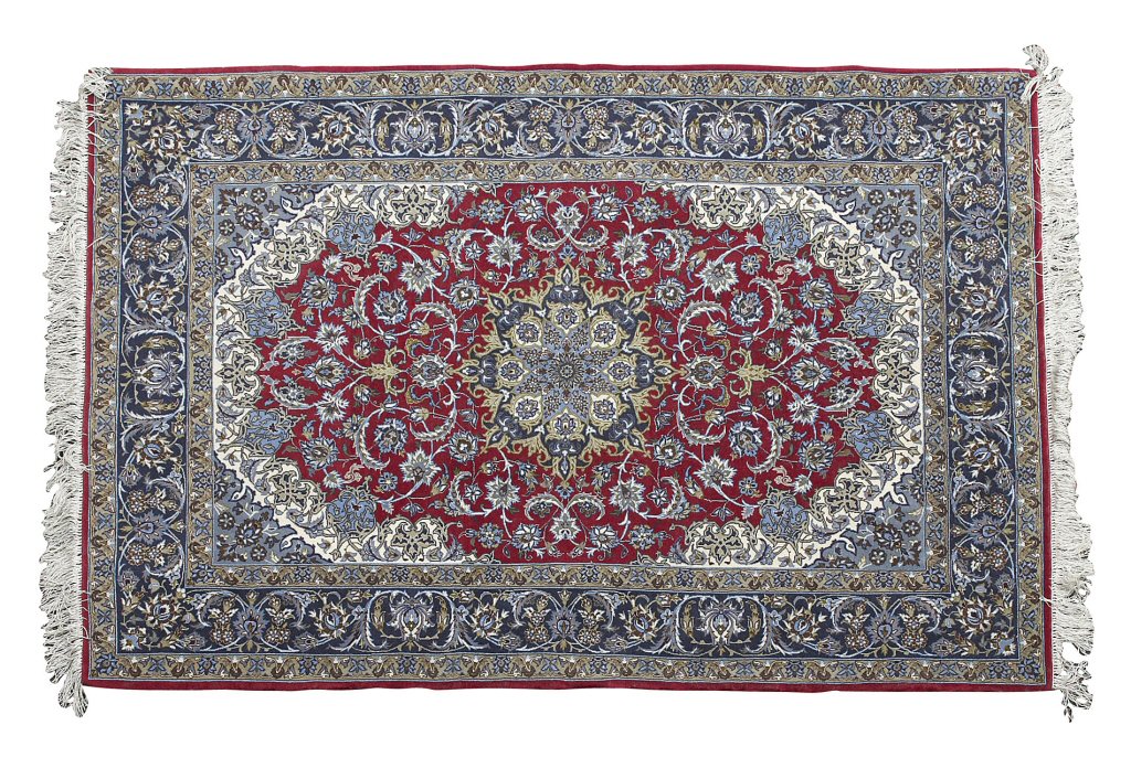 PART SILK ISFAHAN RUG