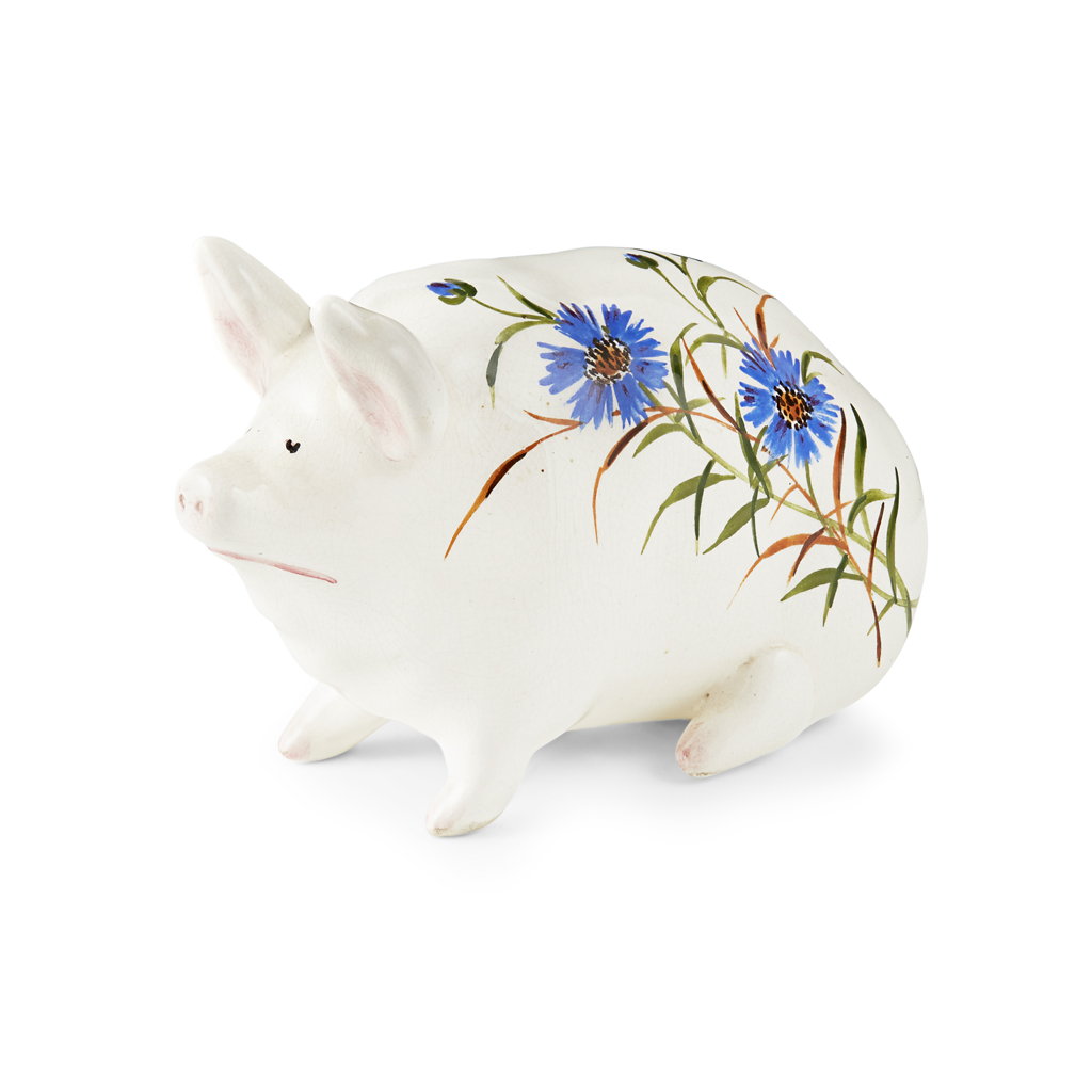 A SMALL WEMYSS WARE PIG