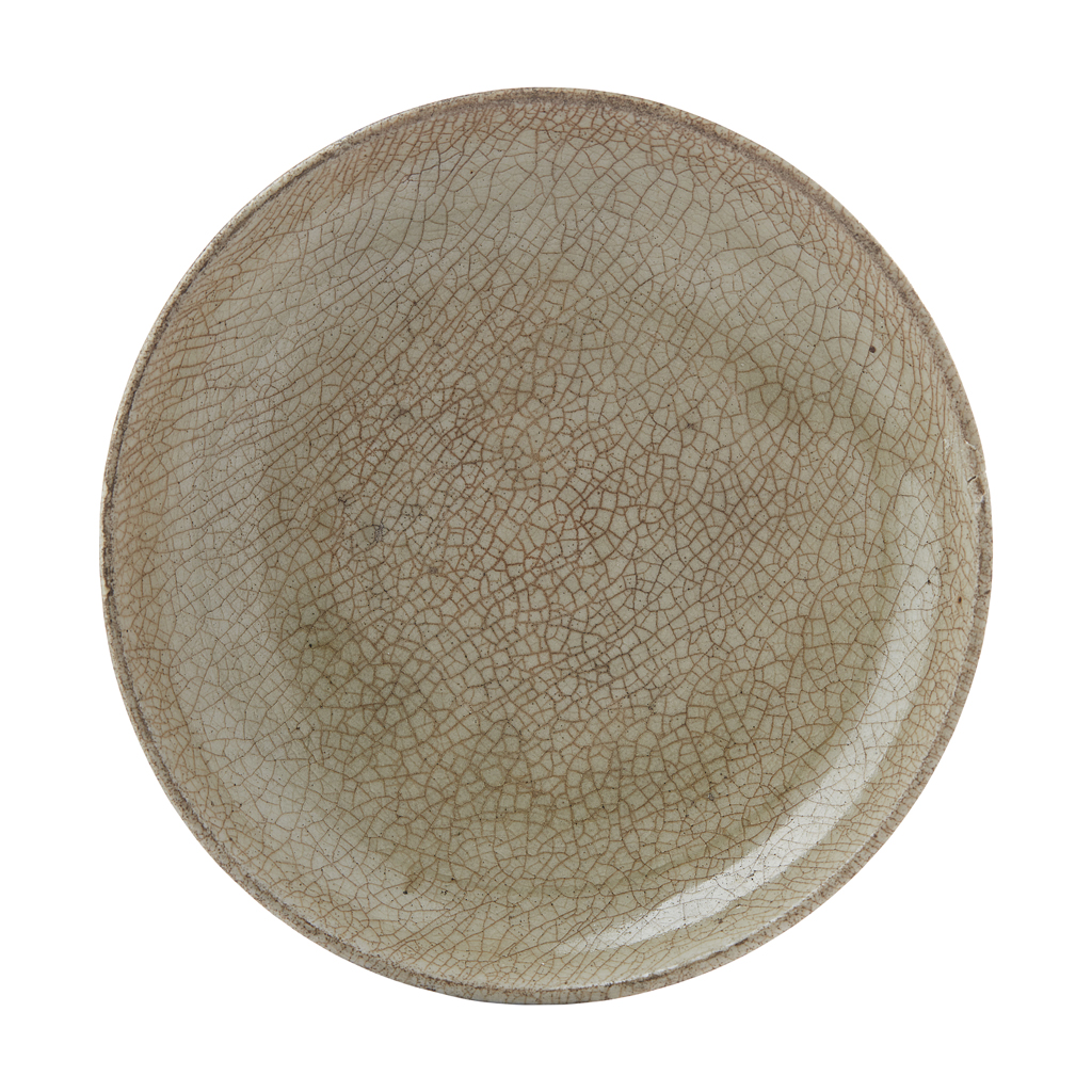 GUAN-TYPE CRACKLE-GLAZE STONEWARE DISH