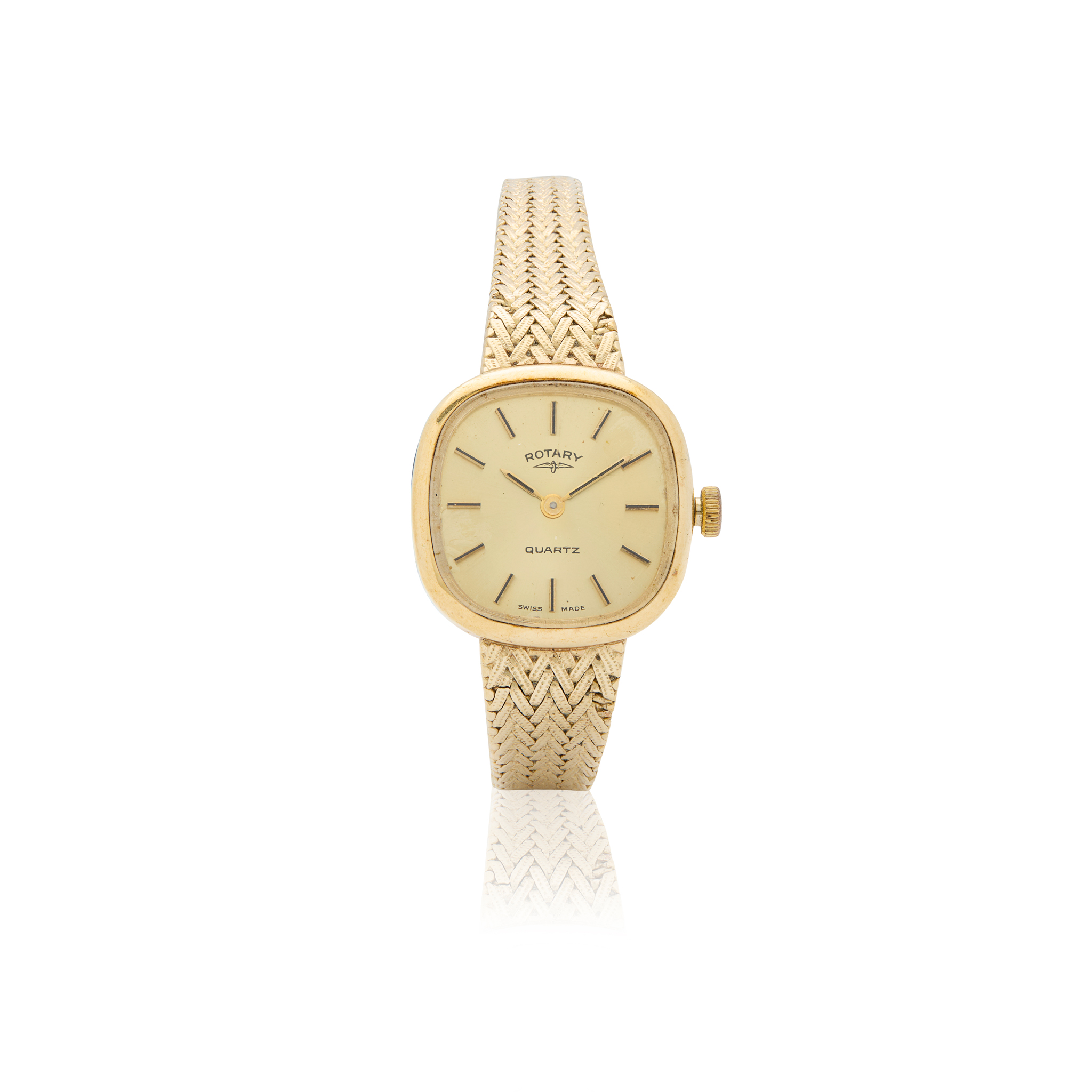 Rotary. A Ladies 9k gold quartz bracelet watch