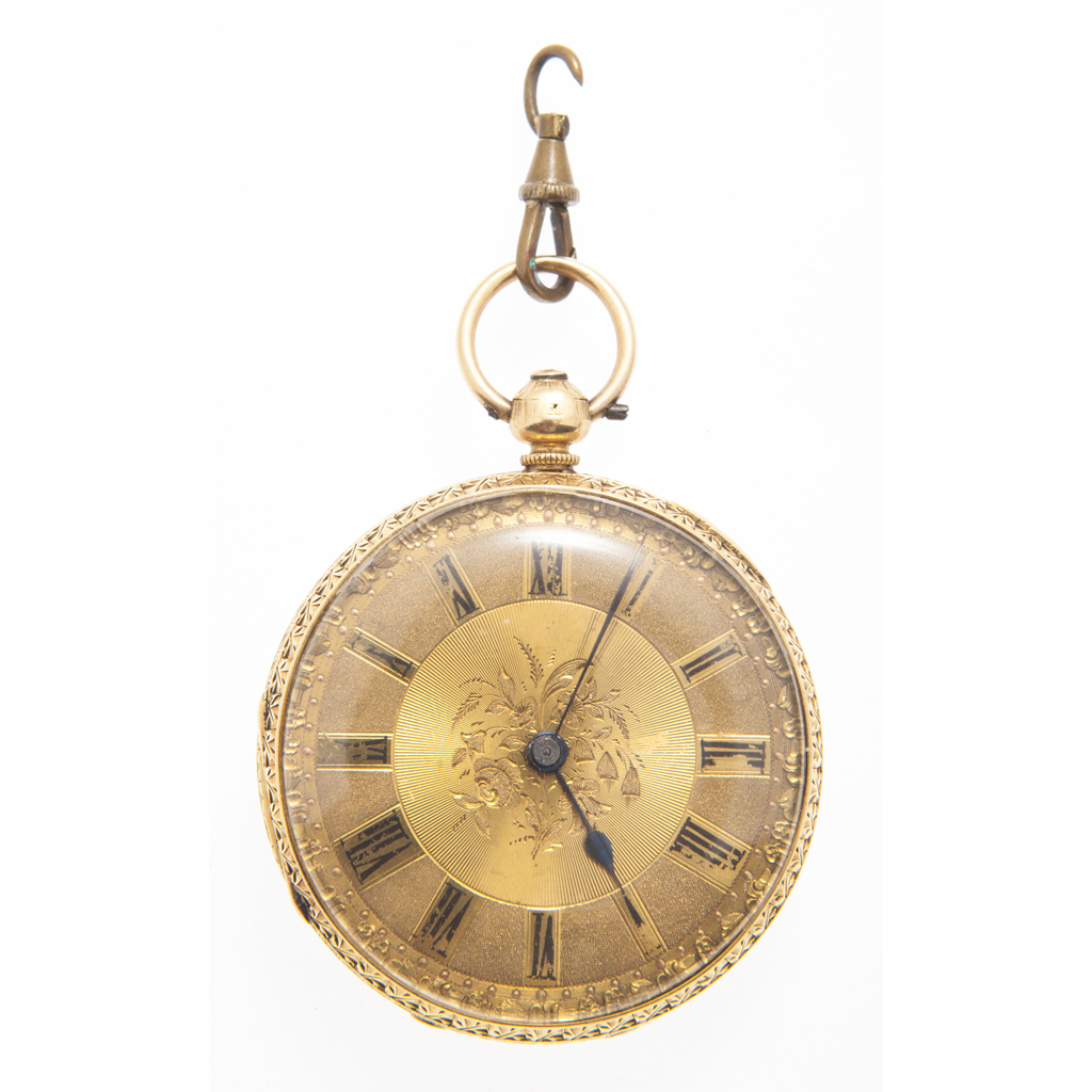 An 18ct gold cased pocket watch