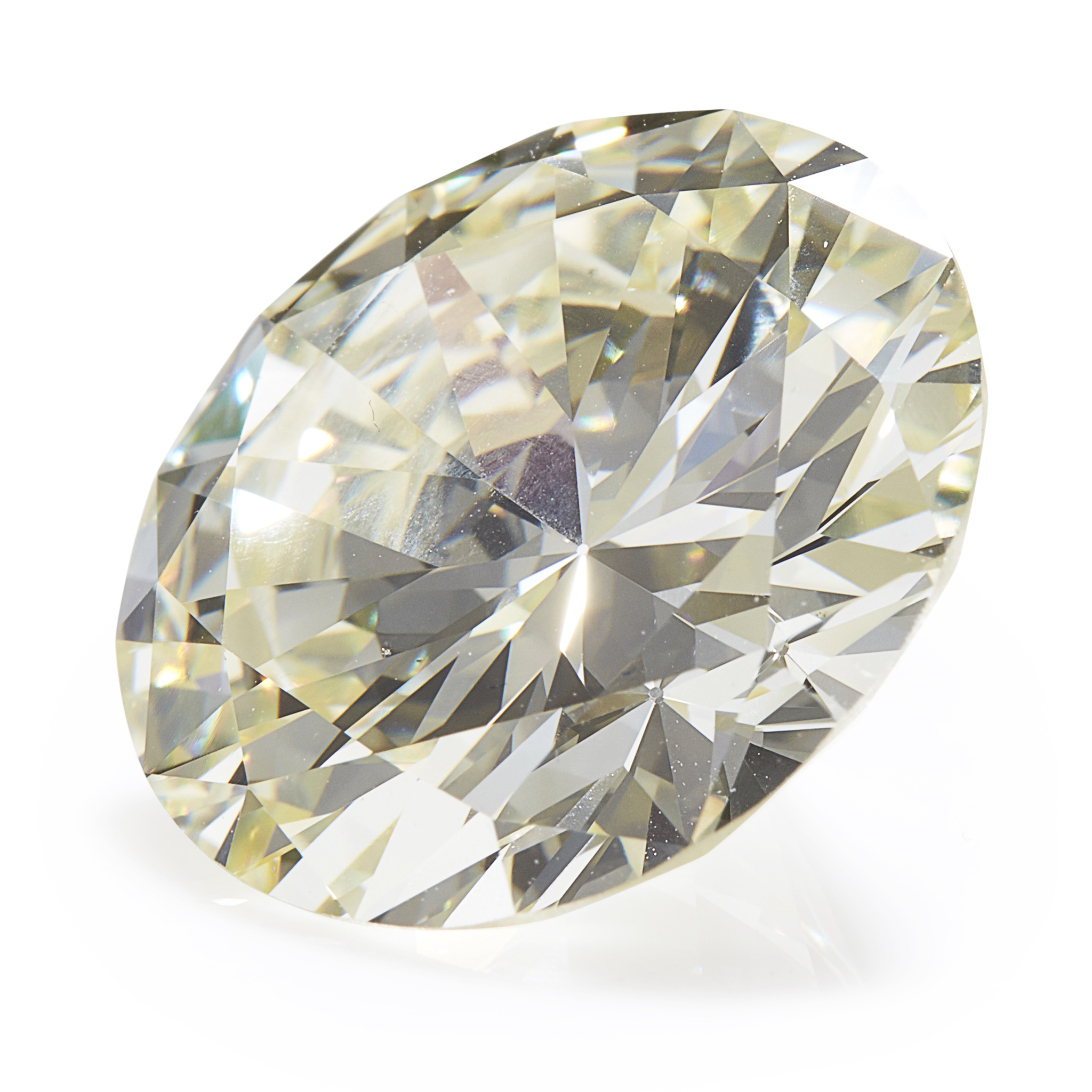 An impressive early 20th century diamond solitaire ring