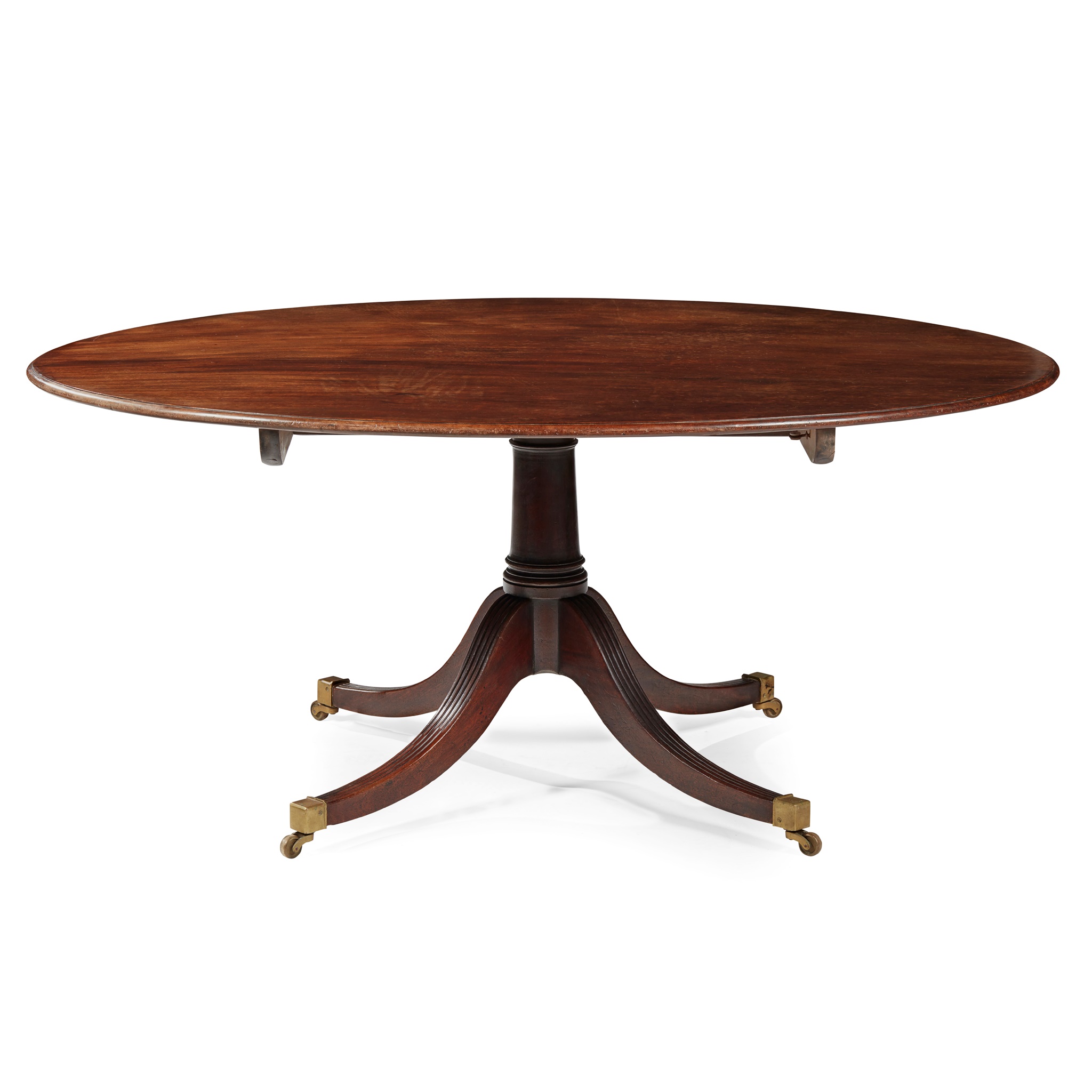 GEORGE III OVAL TILT-TOP DINING TABLE