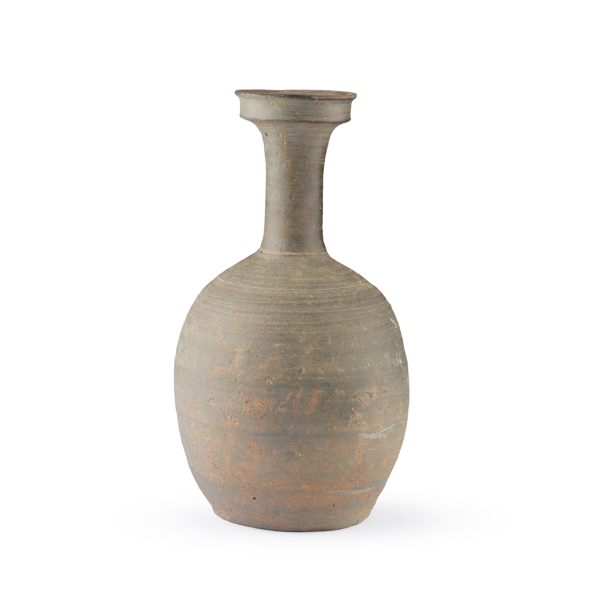 POTTERY BOTTLE VASE