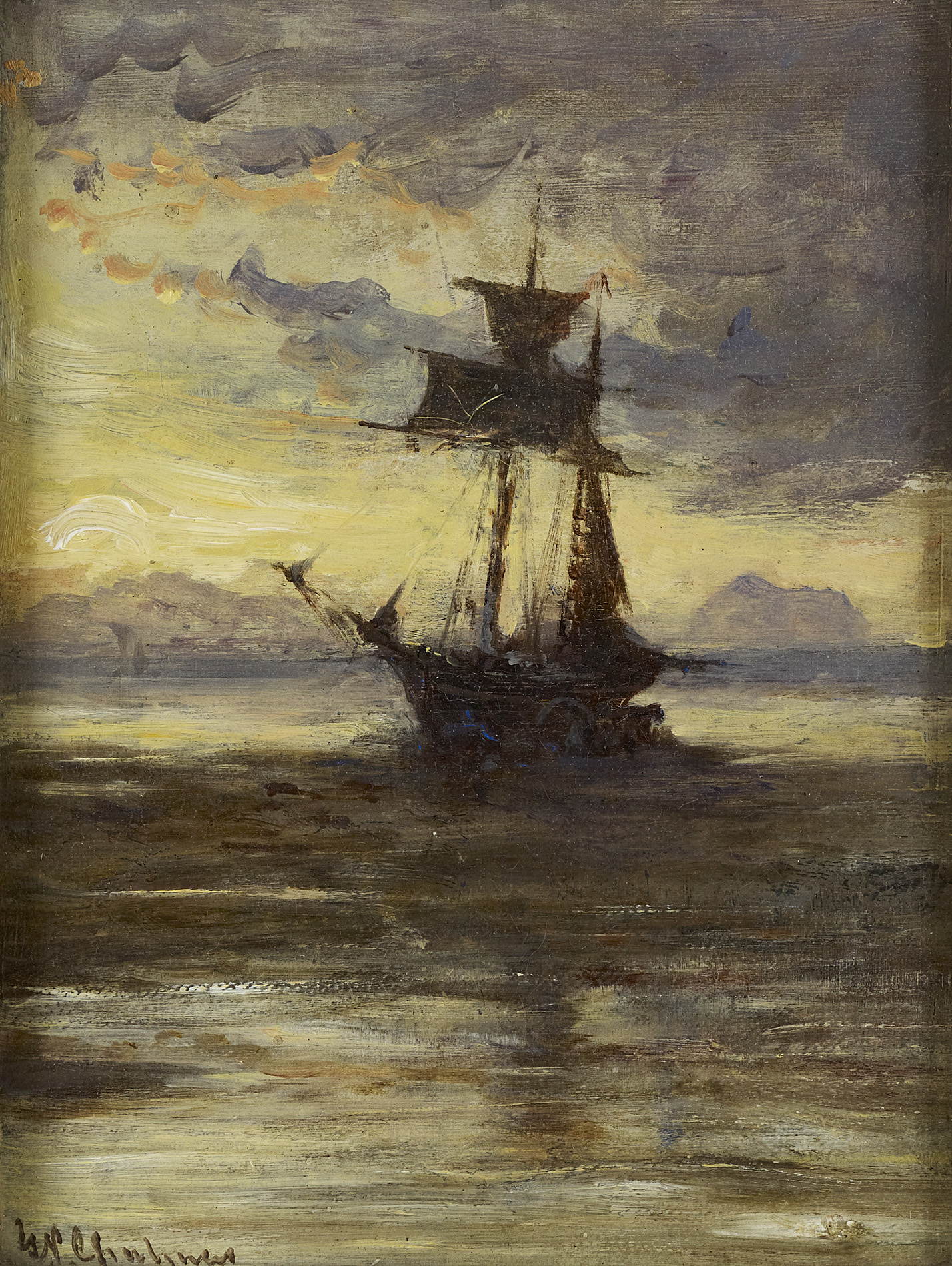 GEORGE PAUL CHALMERS R.S.A., R.S.W. (SCOTTISH 1833-1878) OILS (2)