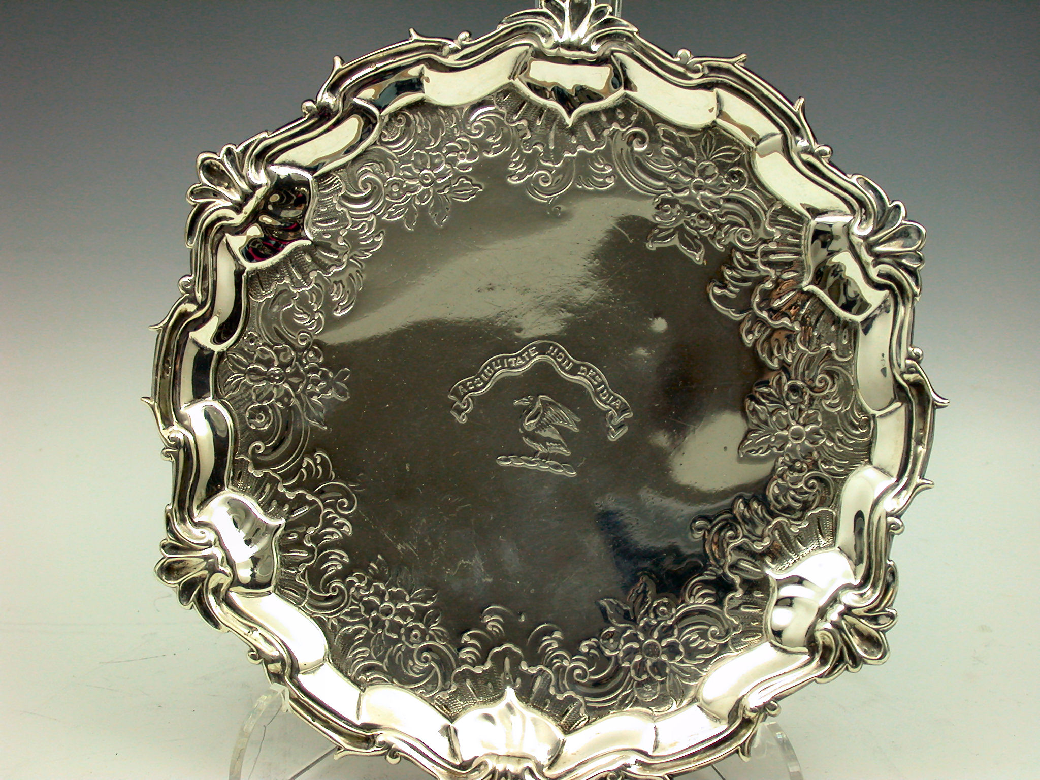 An early George III Scottish waiter,