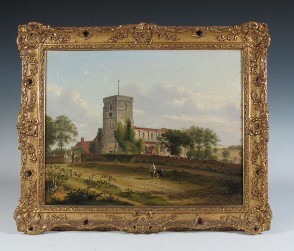 A William Freeman painting of a Minster