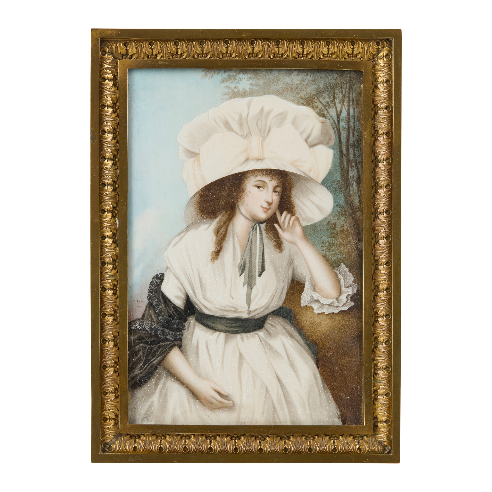 PORTRAIT MINIATURE, 'LUCY OF LEINSTER'